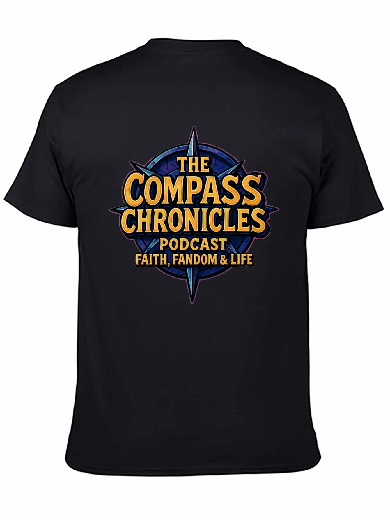 The Compass Chronicles Podcast T-Shirt - Faith Fandom Life