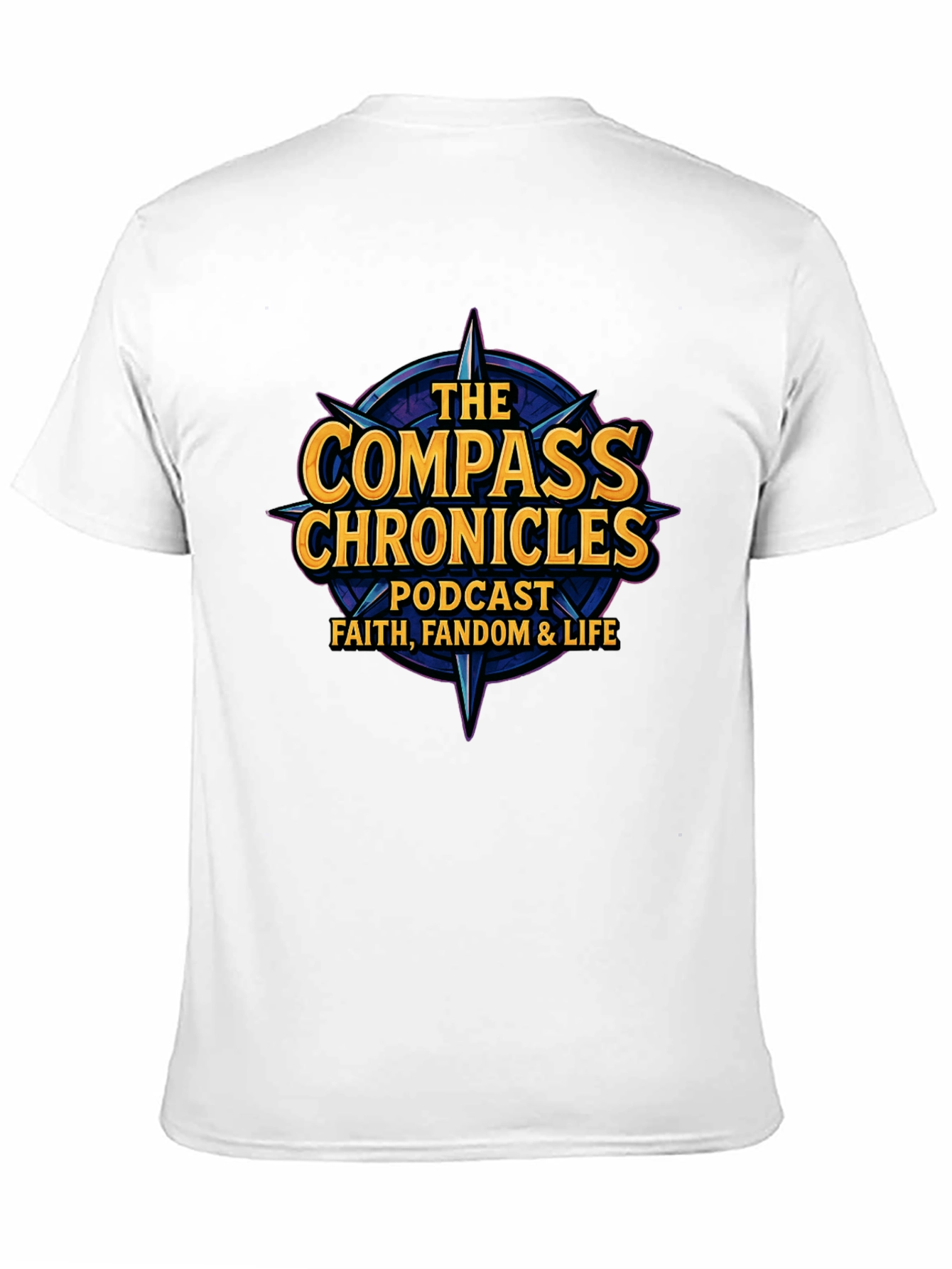 The Compass Chronicles Podcast T-Shirt - Faith Fandom Life