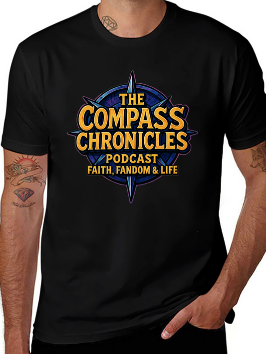 The Compass Chronicles Podcast T-Shirt - Faith Fandom Life