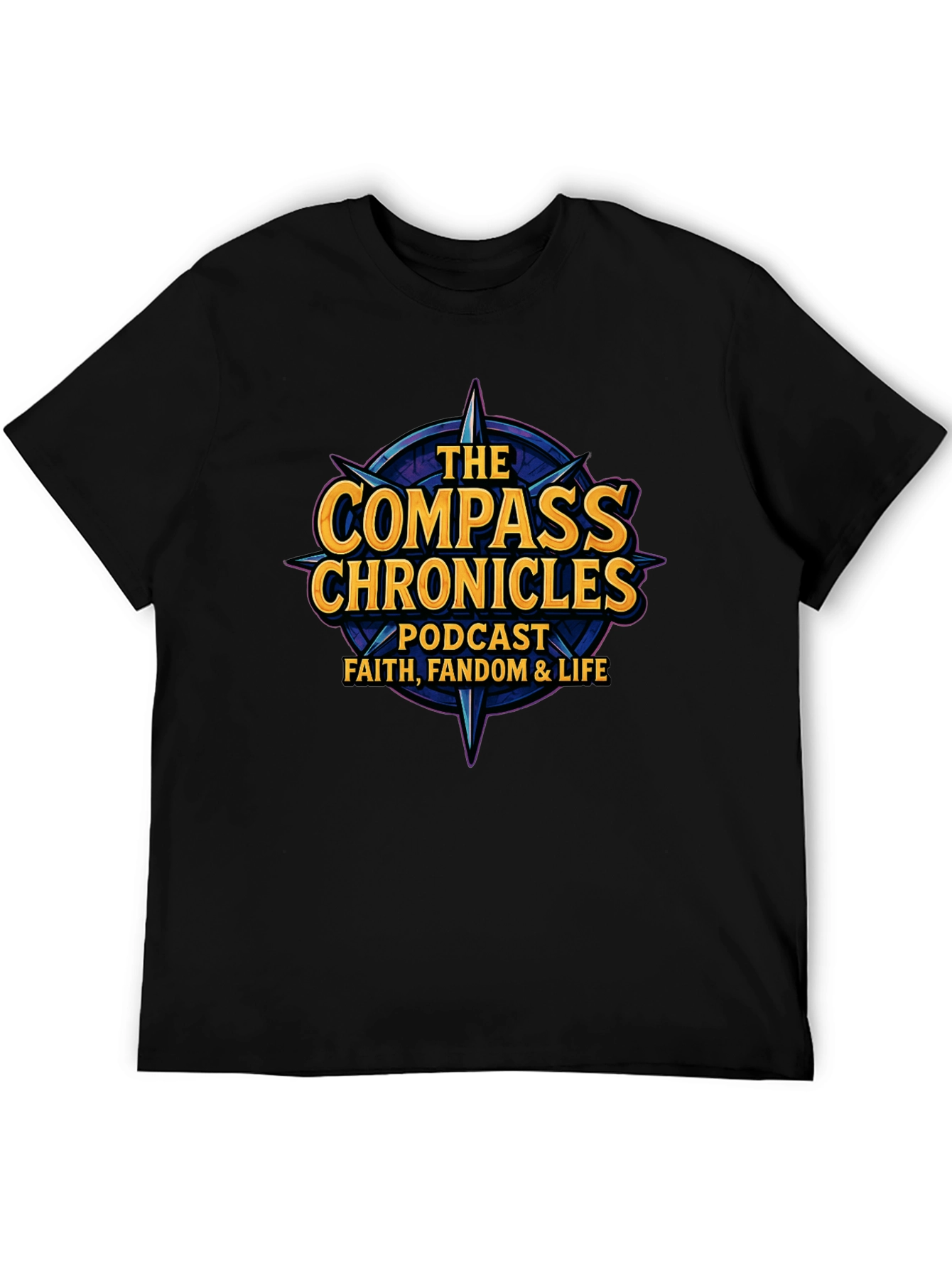 The Compass Chronicles Podcast T-Shirt - Faith Fandom Life