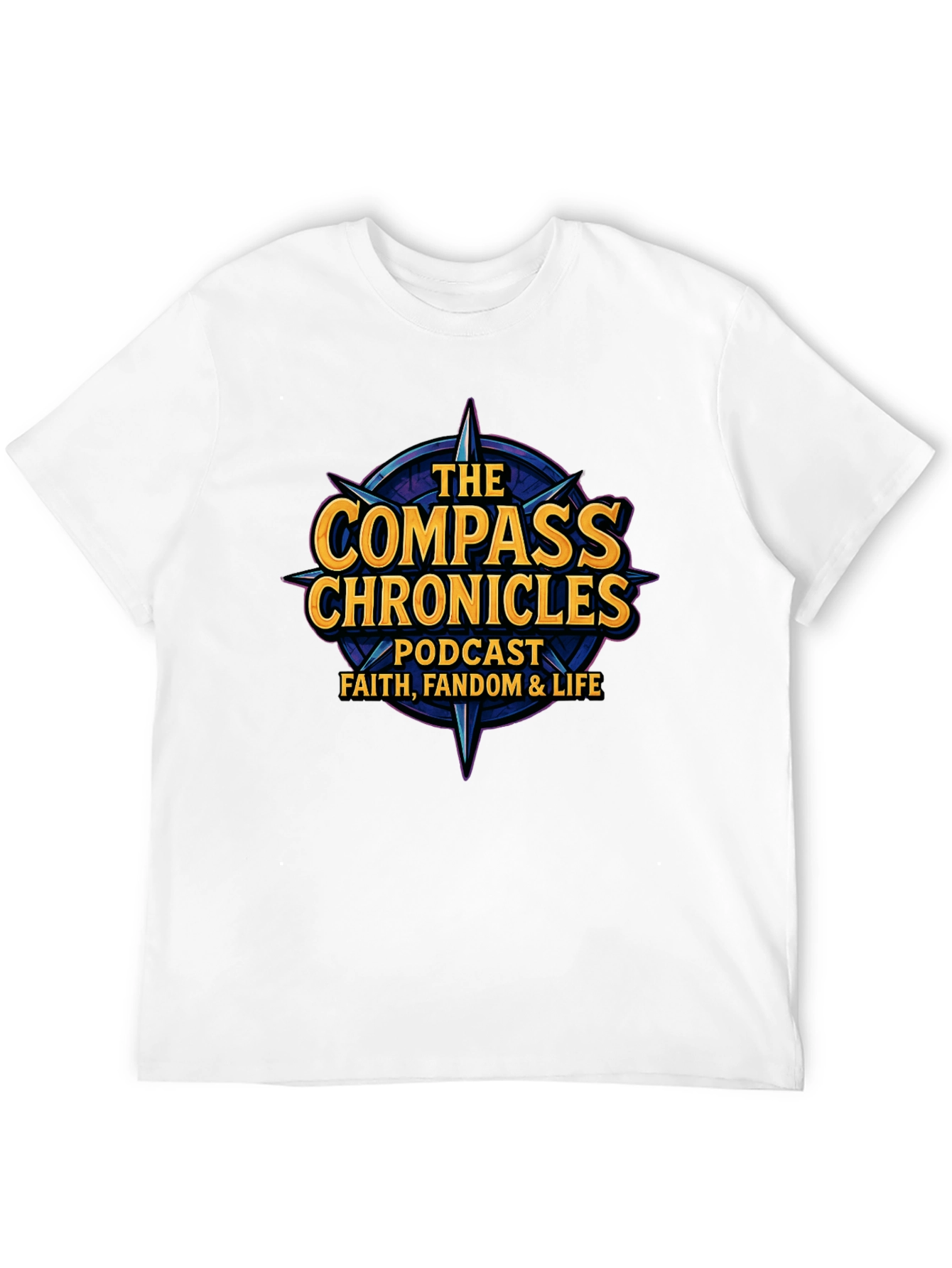 The Compass Chronicles Podcast T-Shirt - Faith Fandom Life