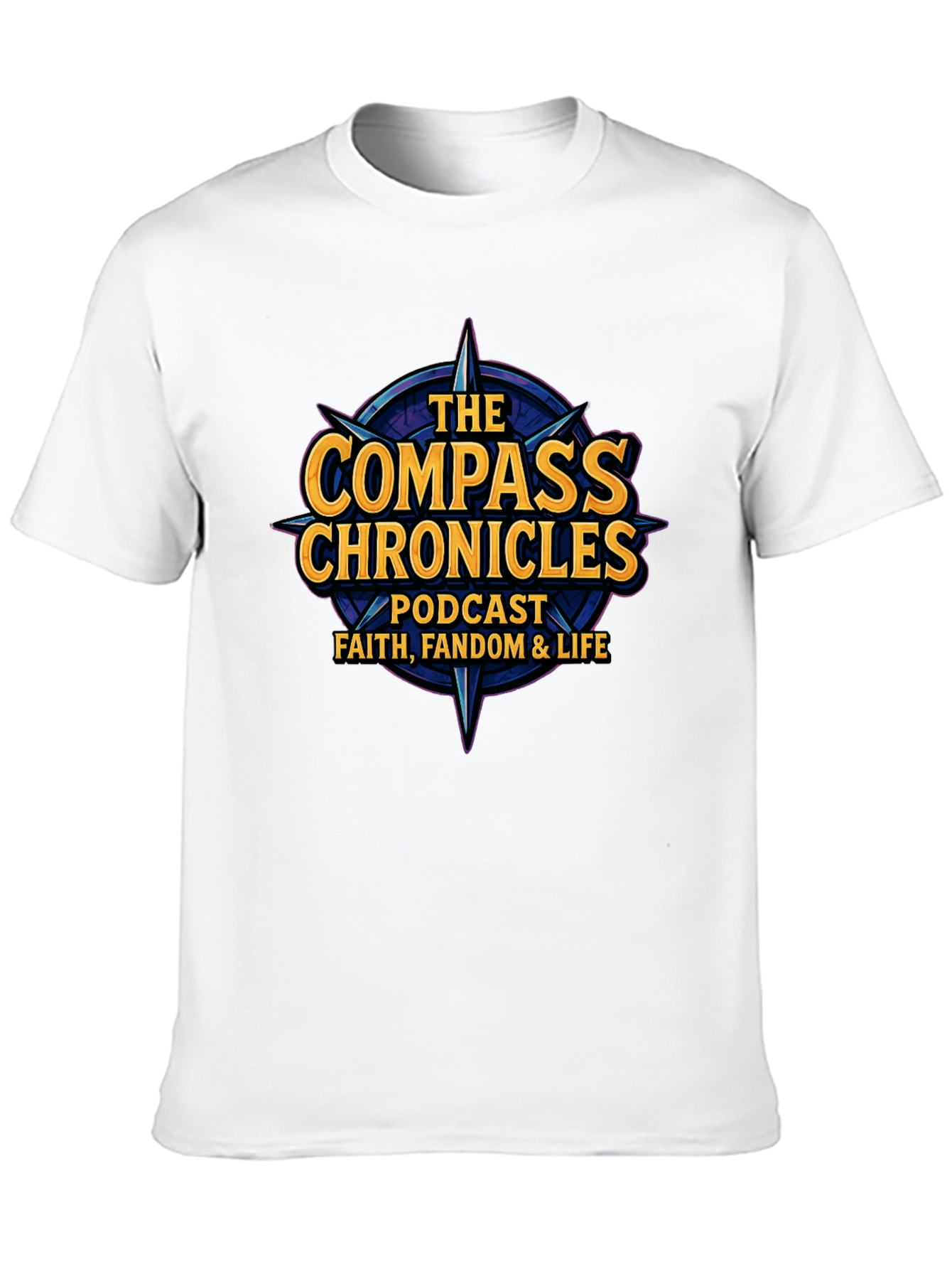 The Compass Chronicles Podcast T-Shirt - Faith Fandom Life