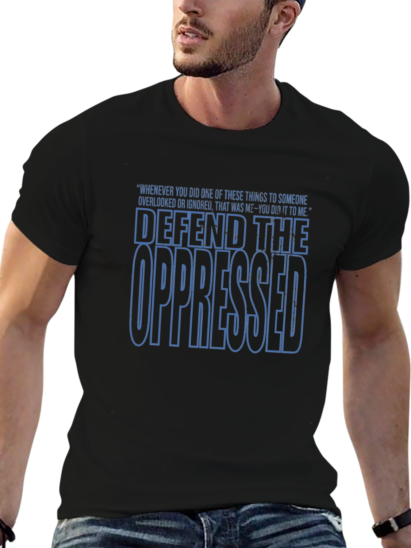 Defend The Oppressed Graphic T-Shirt