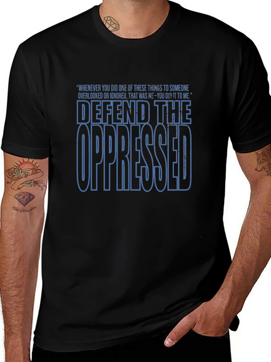 Defend The Oppressed Graphic T-Shirt