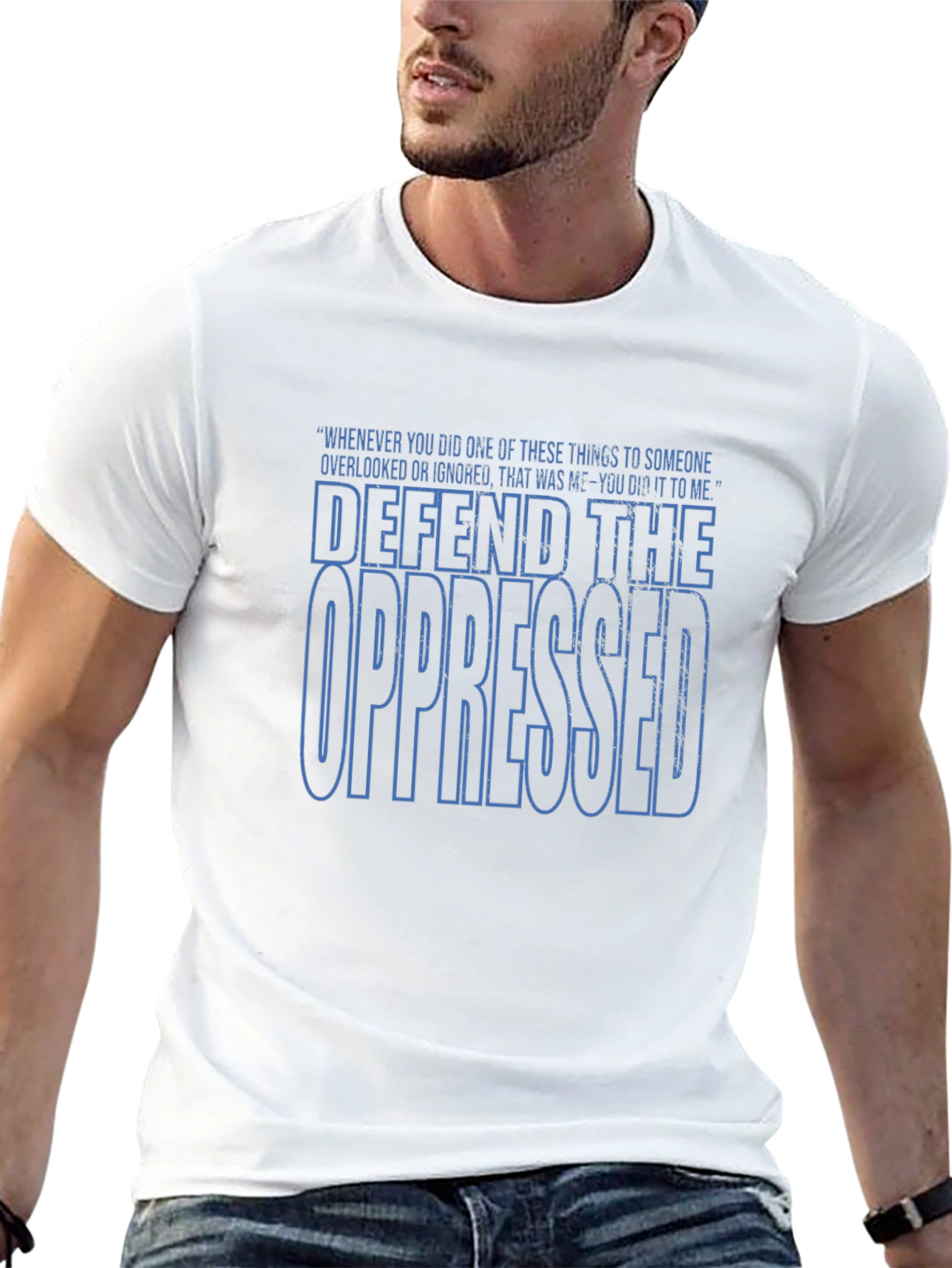 Defend The Oppressed Graphic T-Shirt