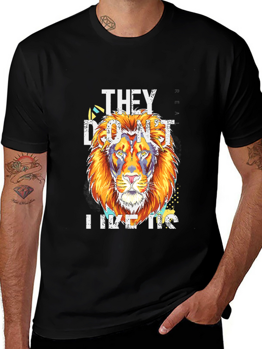 Lion Graphic T-Shirt - They Dont Like Us