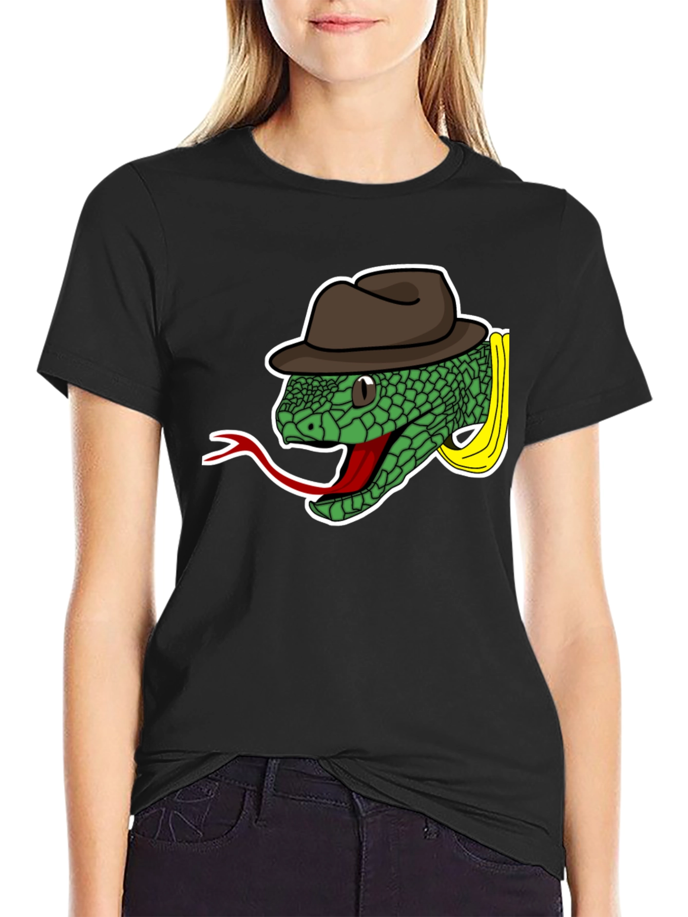 Snake with Fedora T-Shirt