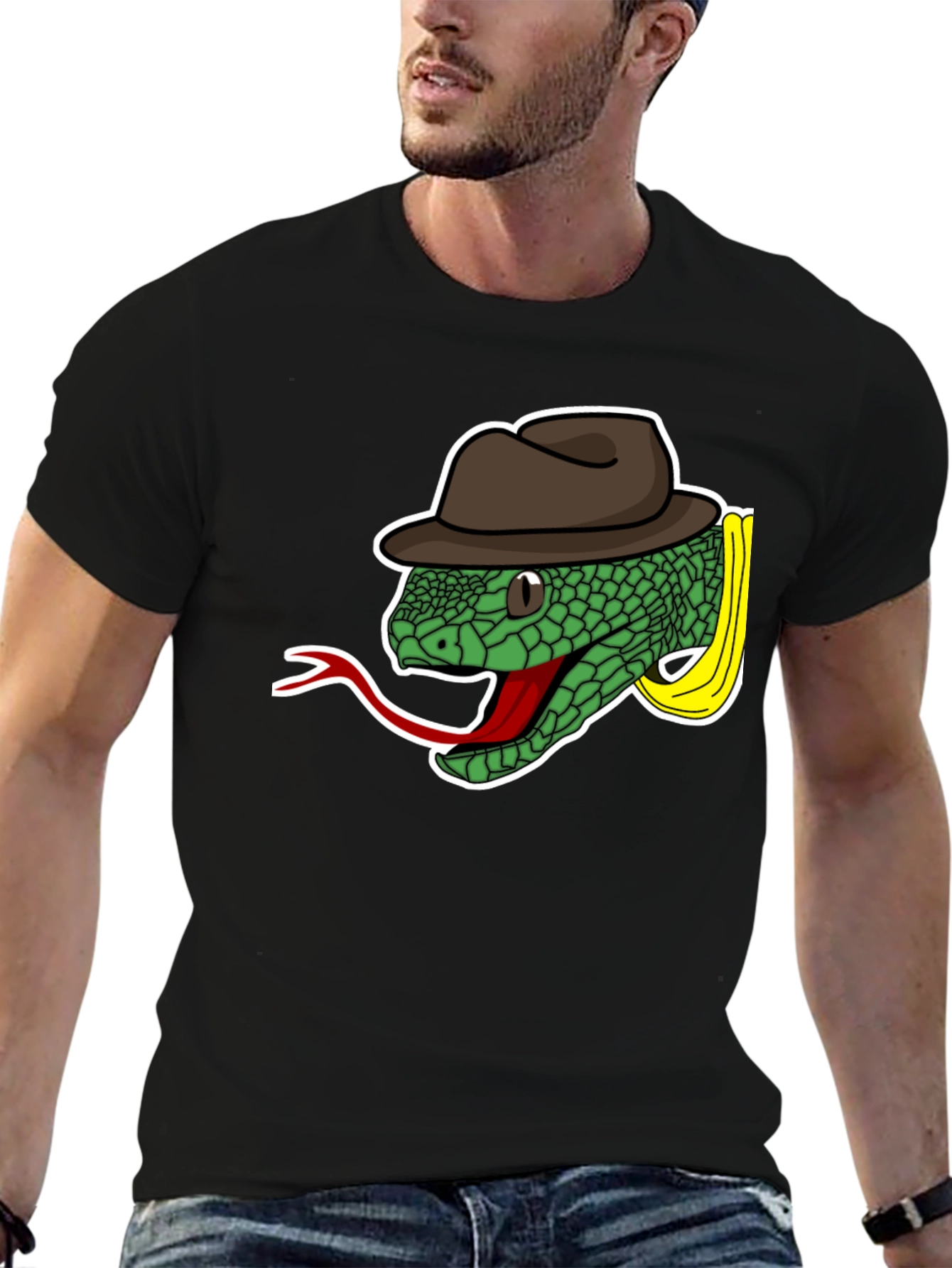 Snake with Fedora T-Shirt