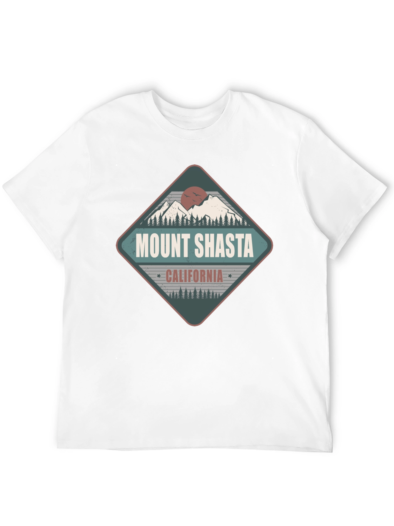 Mount Shasta California Graphic Tee