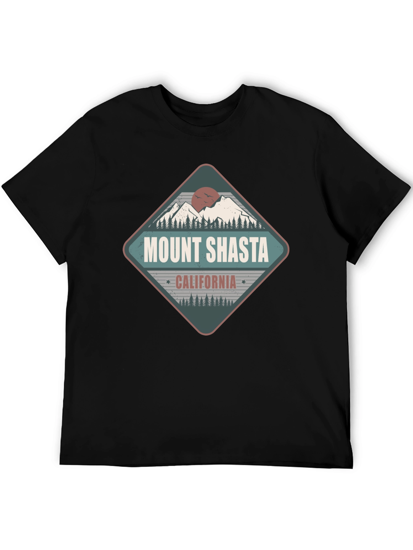 Mount Shasta California Graphic Tee