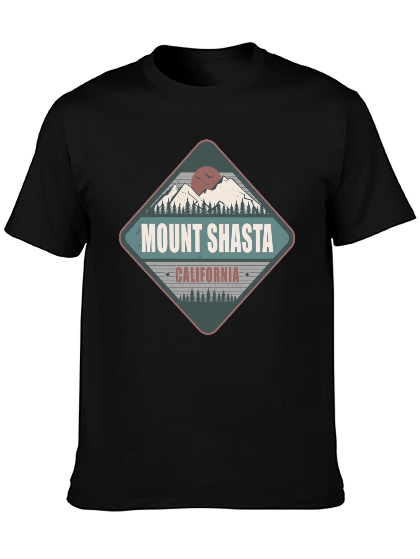 Mount Shasta California Graphic Tee