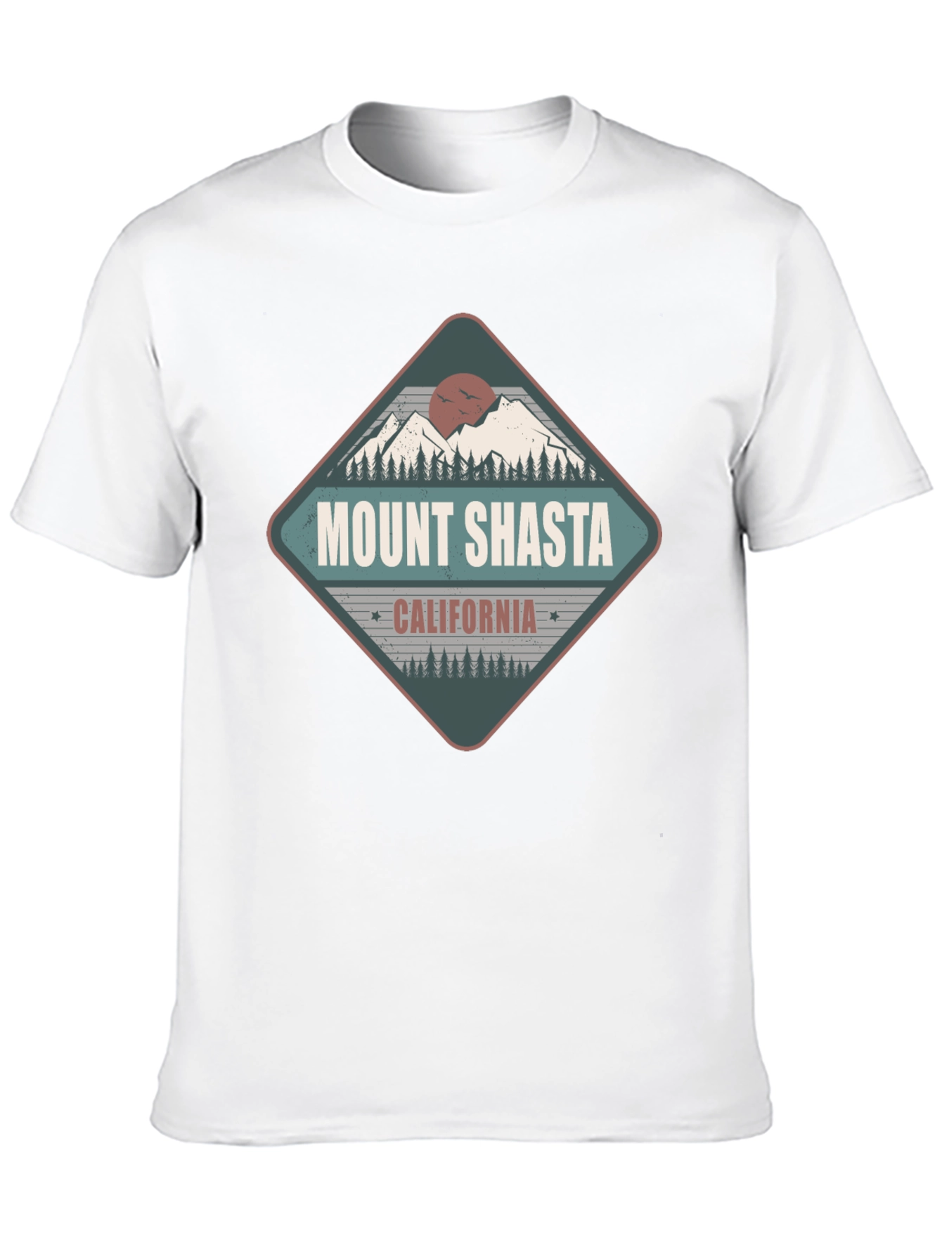Mount Shasta California Graphic Tee