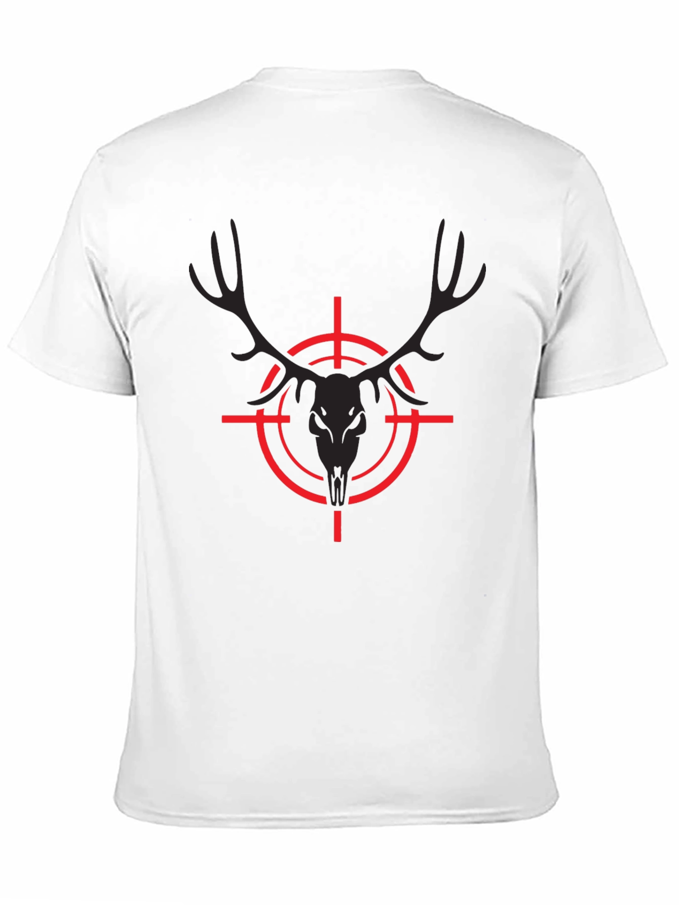 Target Deer Skull Graphic Tee - Black