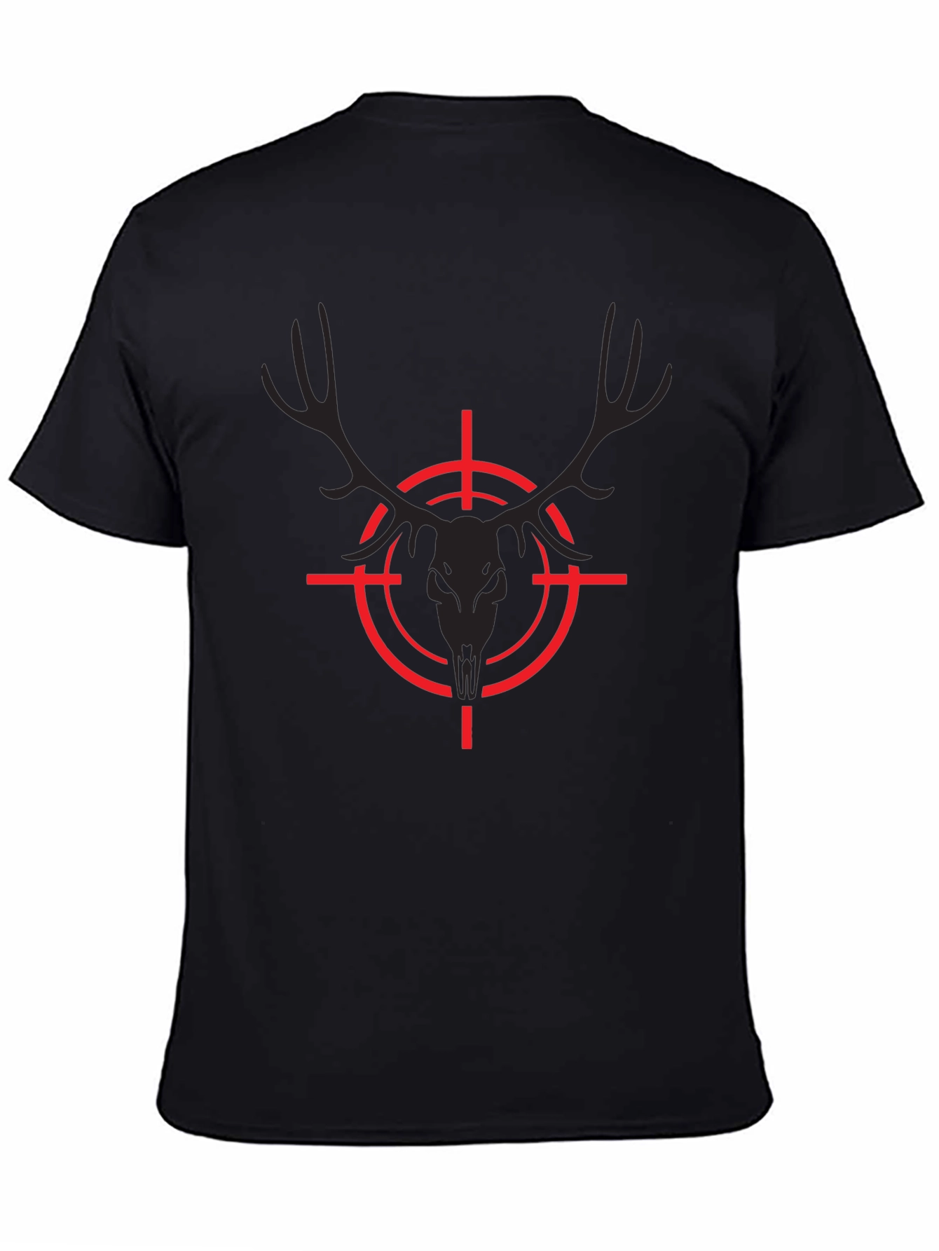 Target Deer Skull Graphic Tee - Black