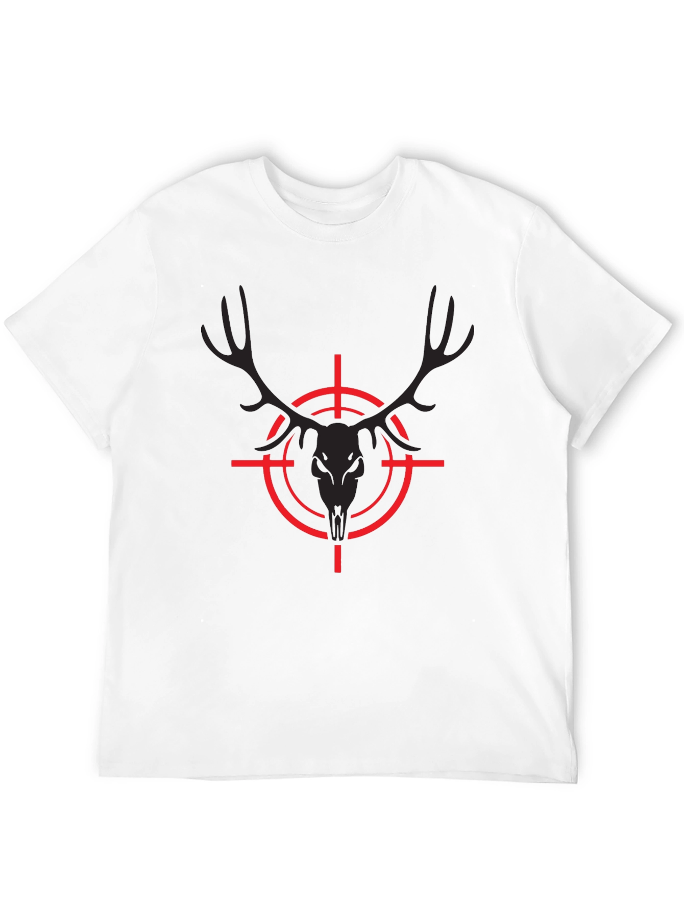 Target Deer Skull Graphic Tee - Black