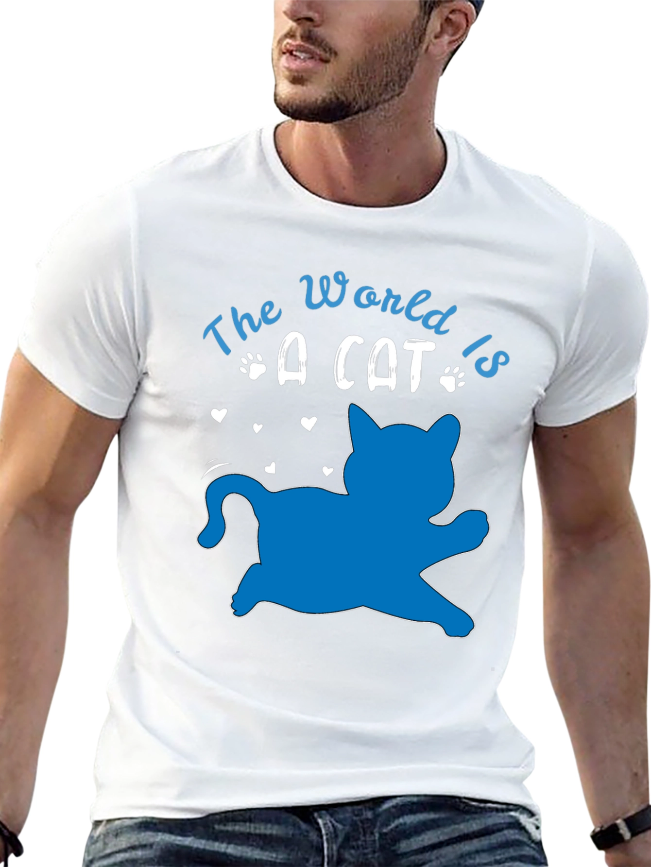 The World is a Cat Graphic Tee