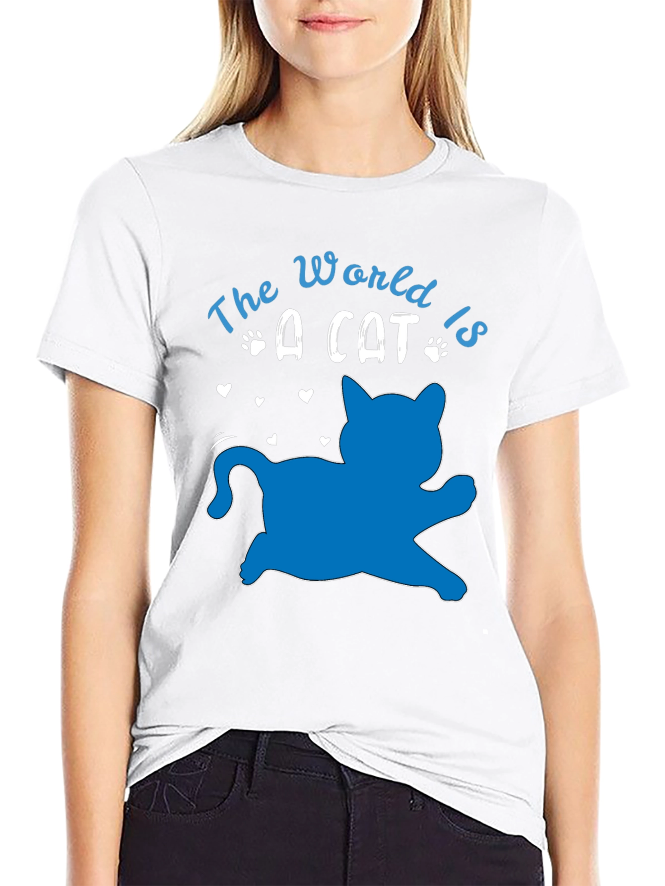 The World is a Cat Graphic Tee