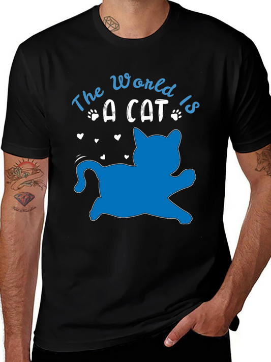 The World is a Cat Graphic Tee