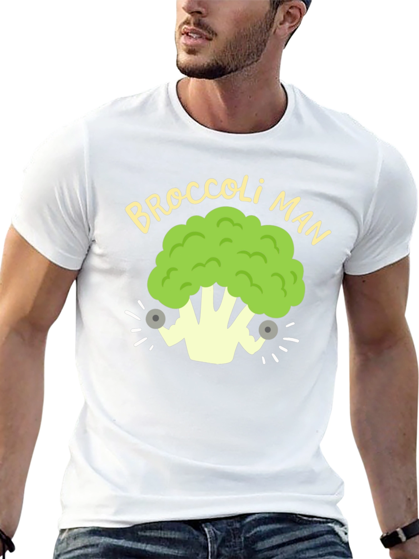 Broccoli Man Graphic T-Shirt