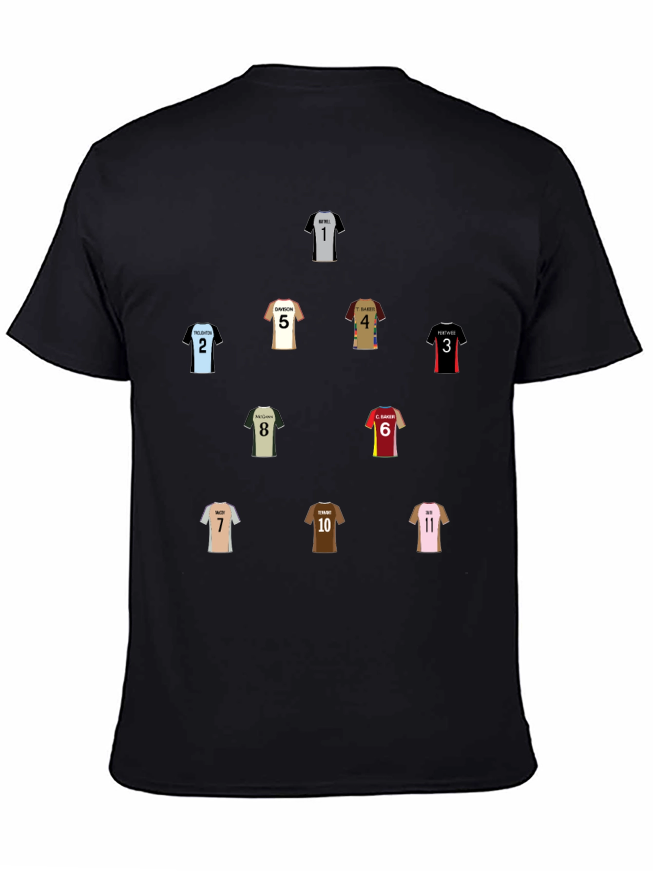 Soccer Squad Graphic Tee - Black