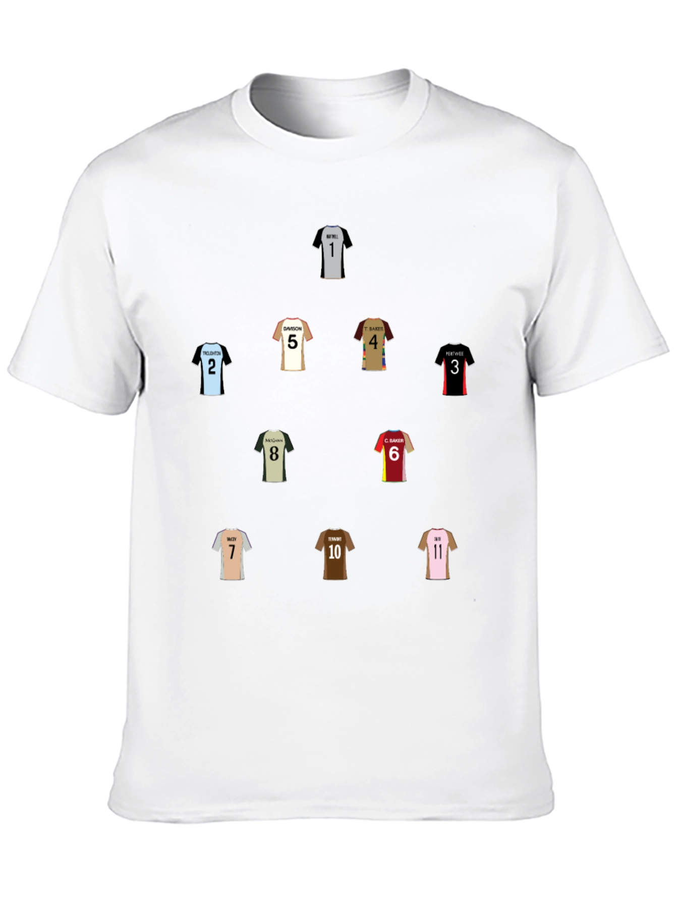 Soccer Squad Graphic Tee - Black