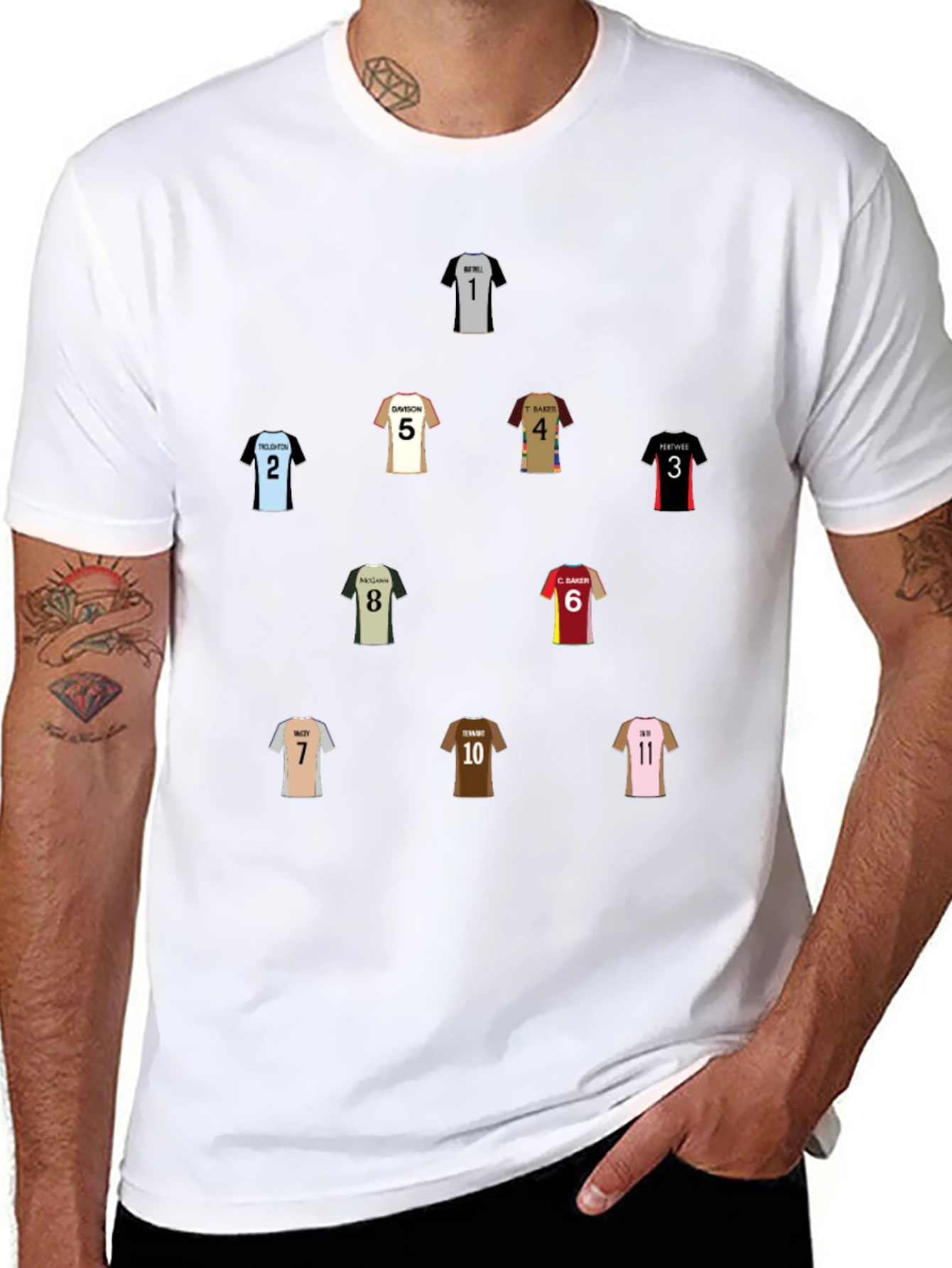 Soccer Squad Graphic Tee - Black