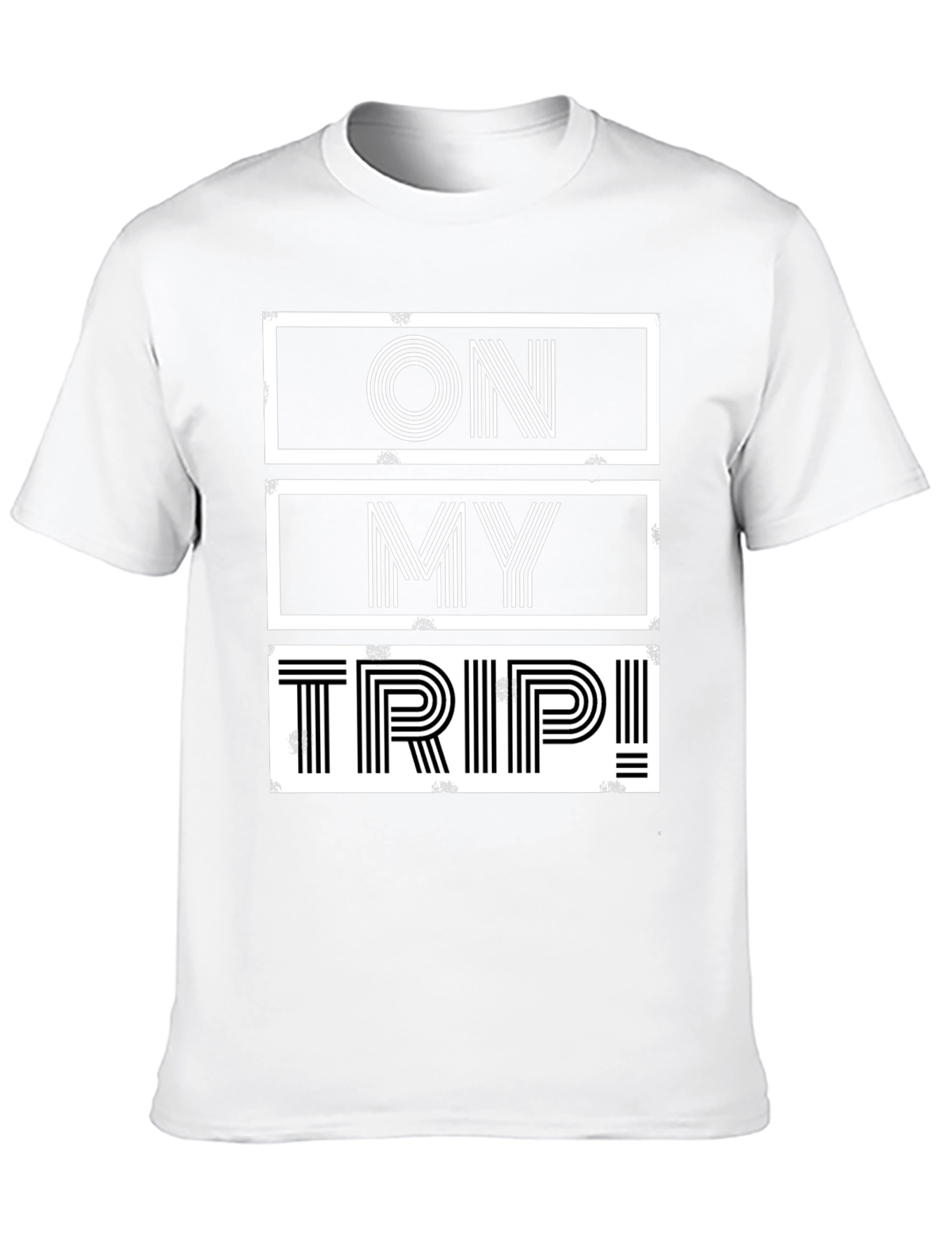 On My Trip Graphic T-Shirt Black