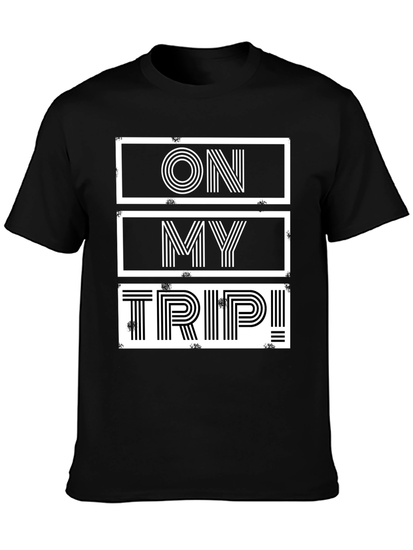 On My Trip Graphic T-Shirt Black