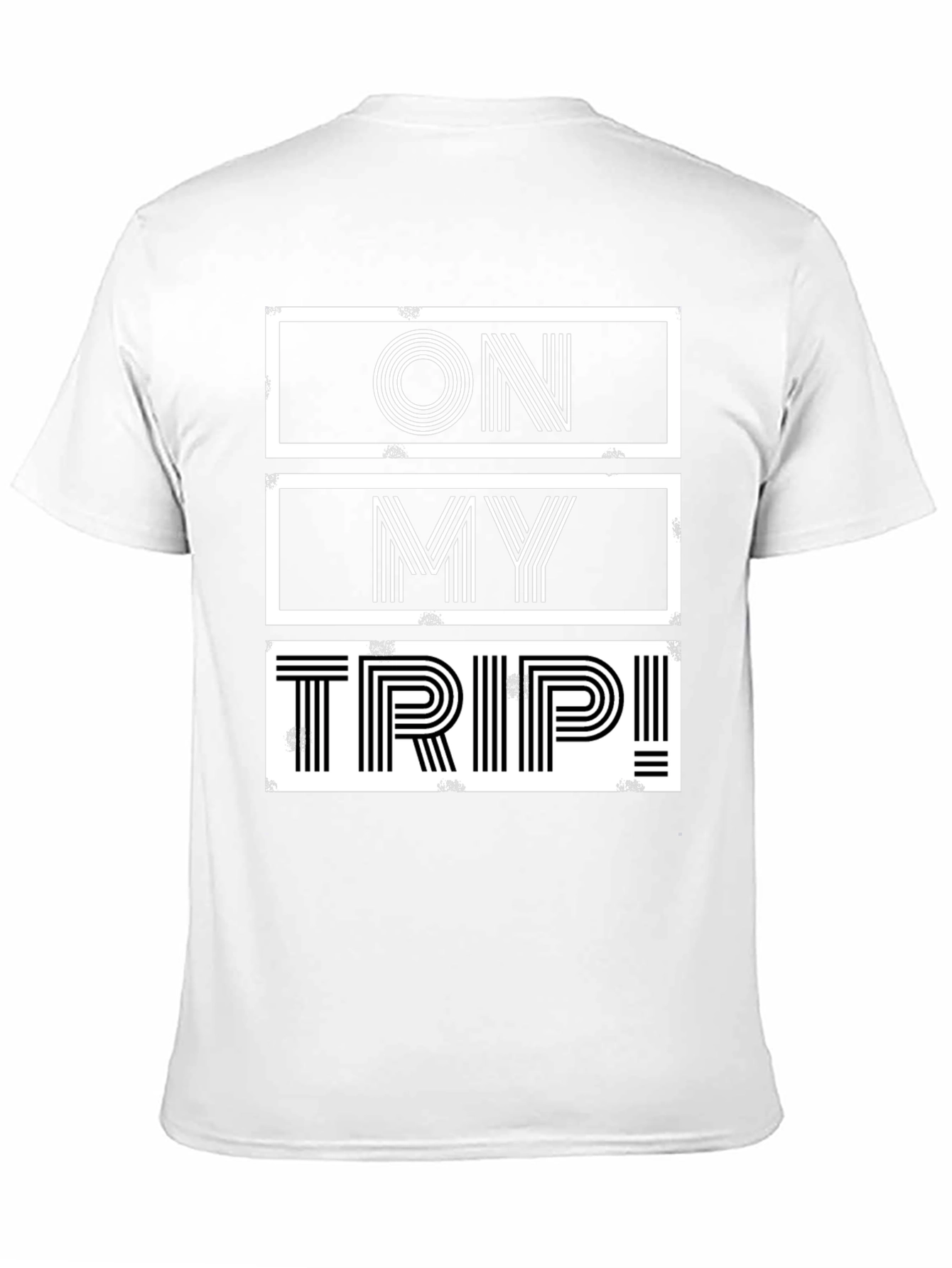 On My Trip Graphic T-Shirt Black