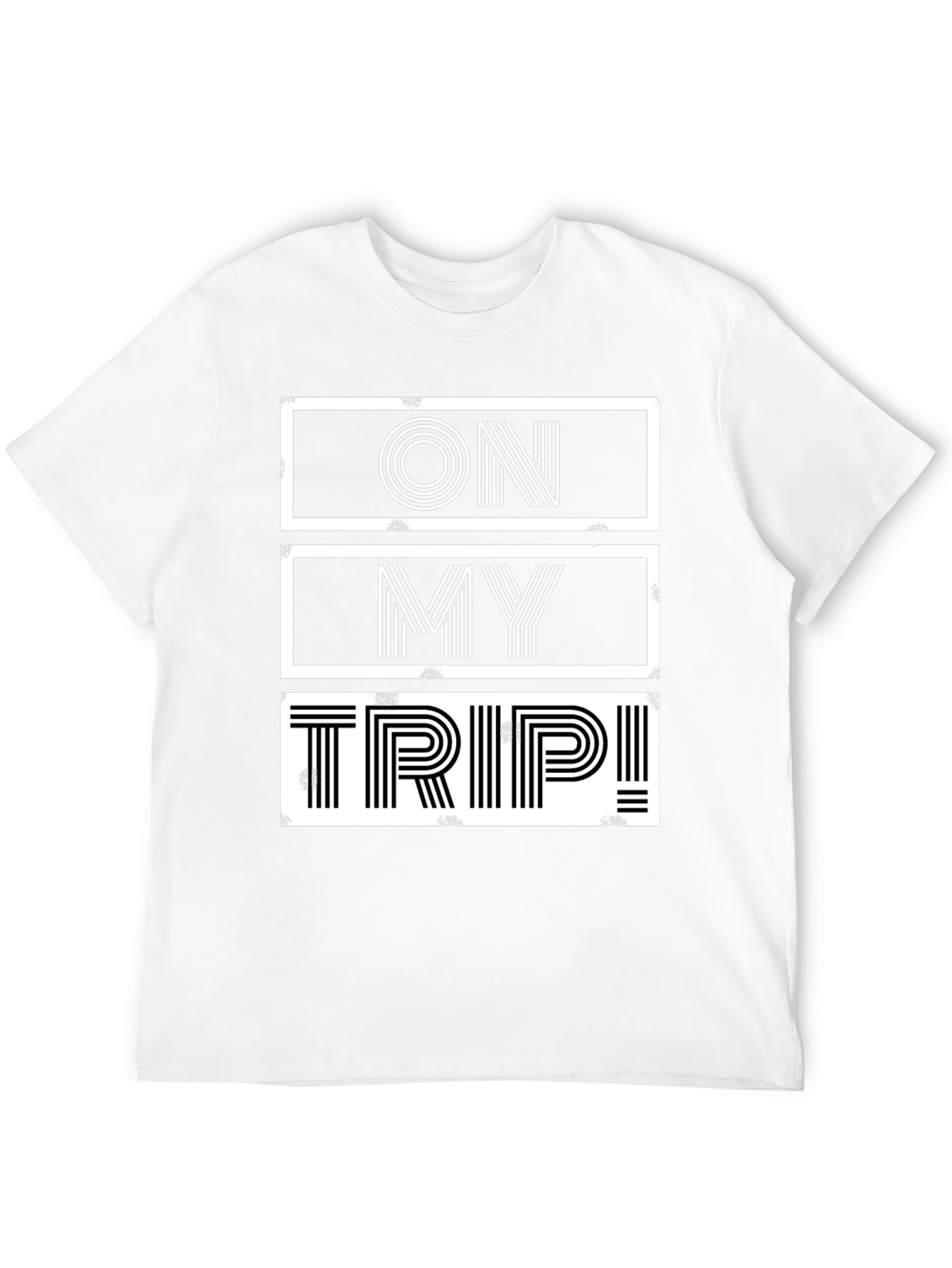 On My Trip Graphic T-Shirt Black