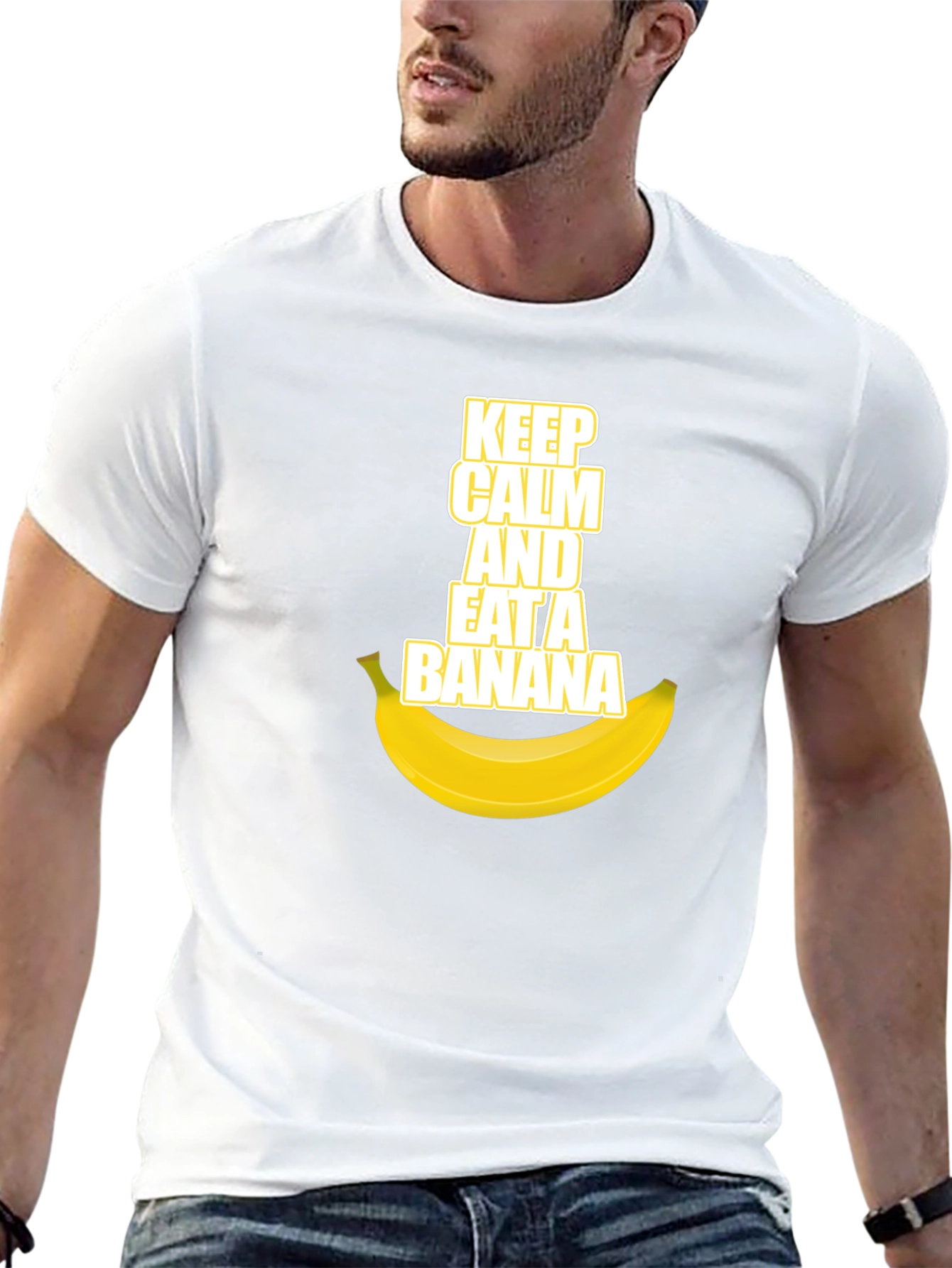 Keep Calm and Eat a Banana Graphic Tee