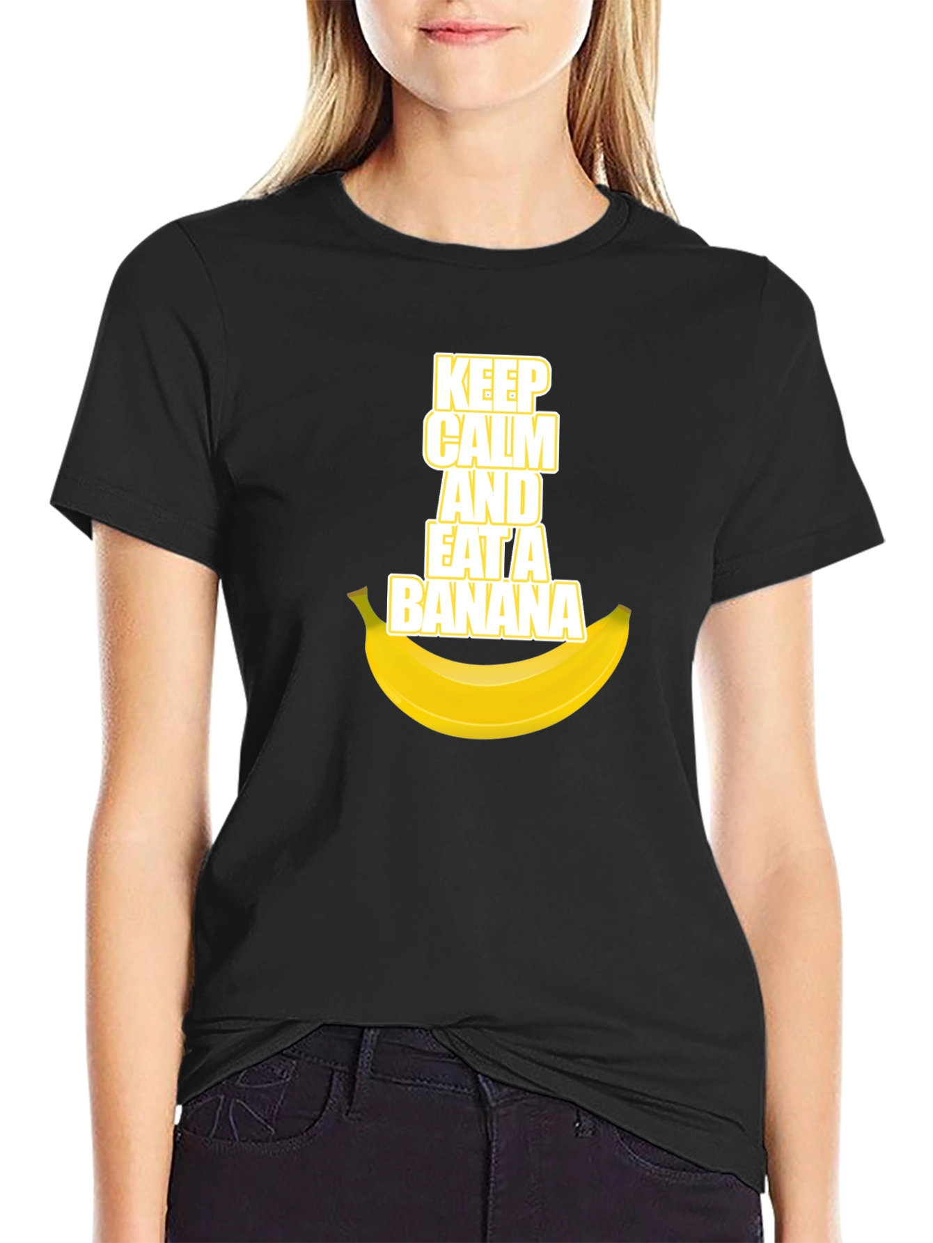 Keep Calm and Eat a Banana Graphic Tee