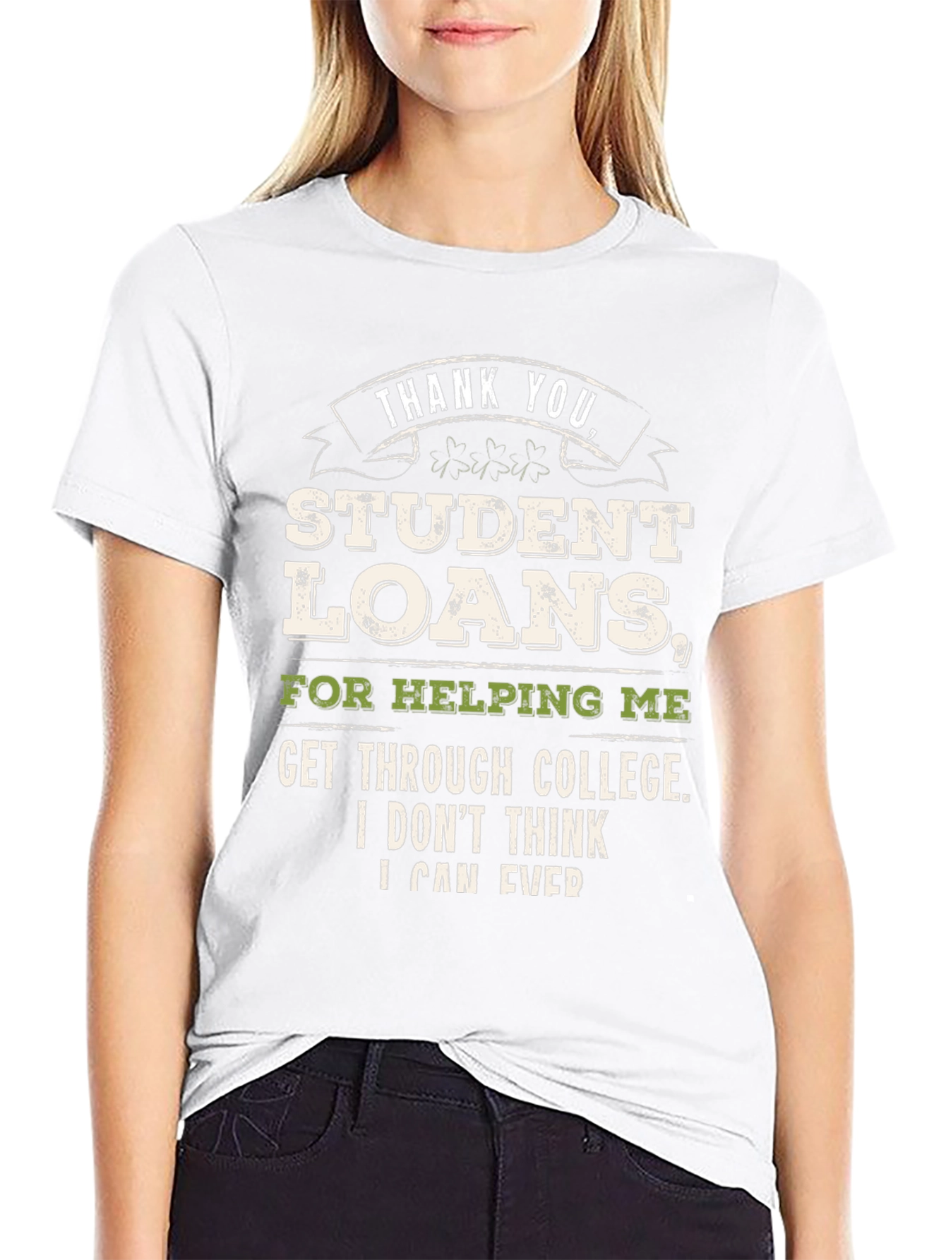 Funny Student Loan Debt Graphic Tee