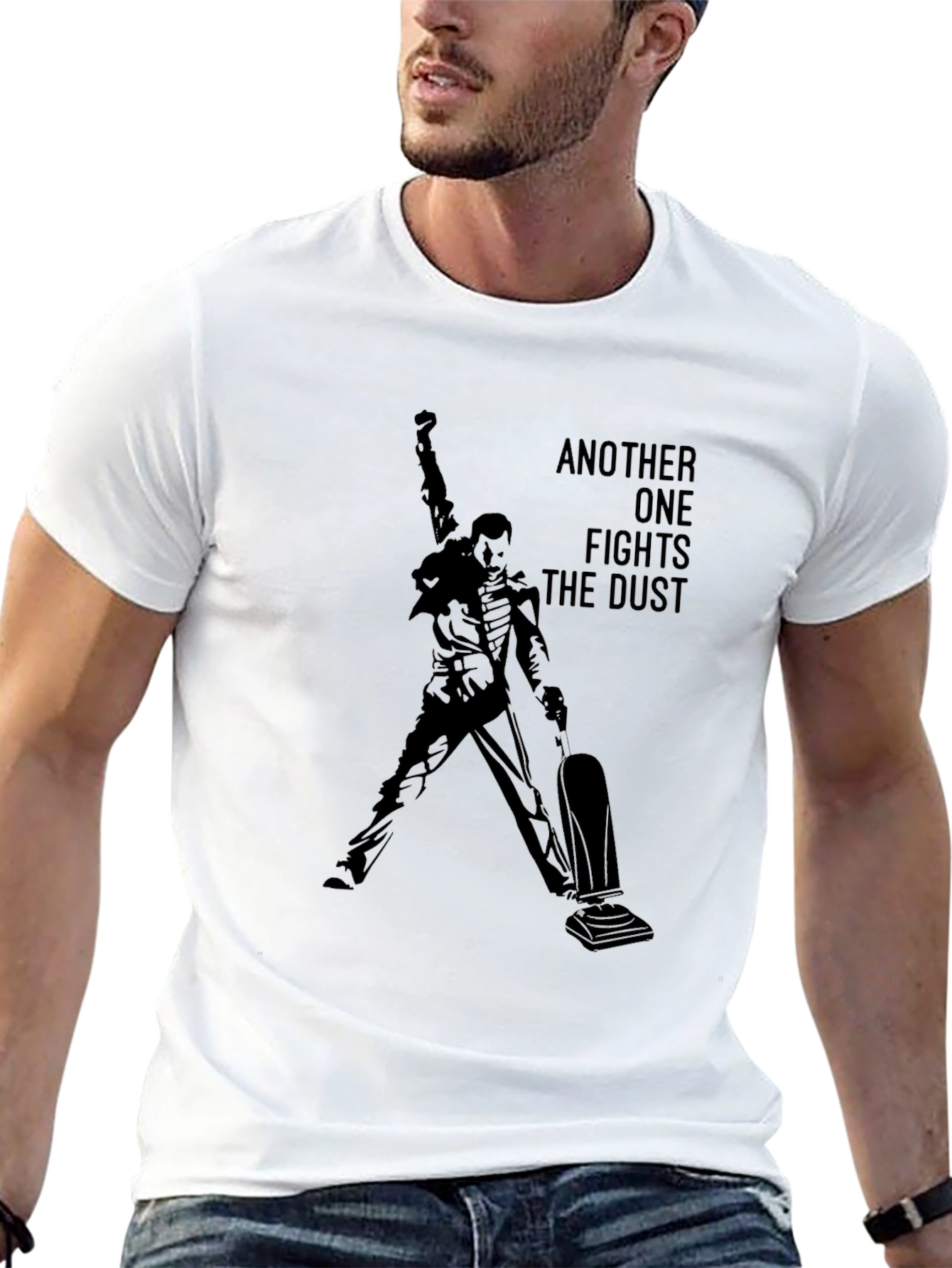Another One Fights the Dust T-Shirt - Queen Parody