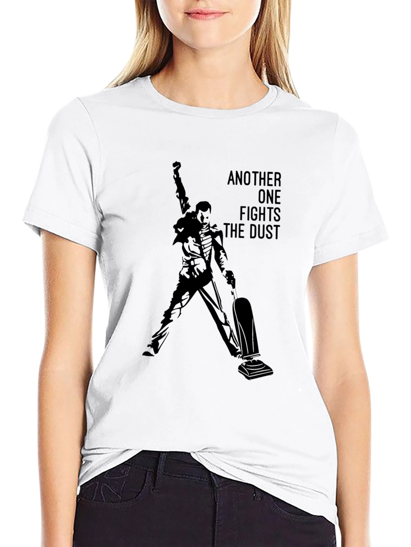 Another One Fights the Dust T-Shirt - Queen Parody