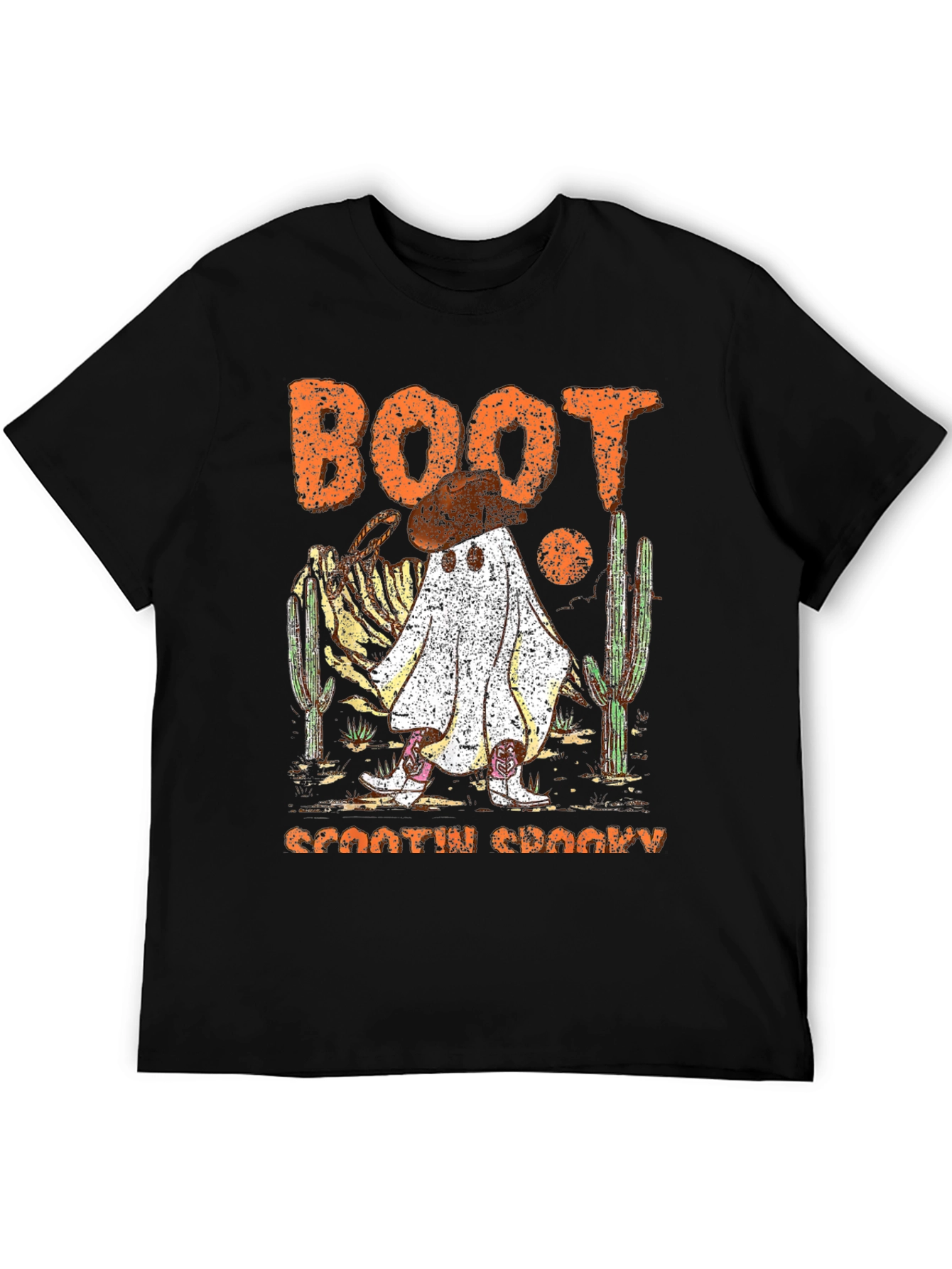 Boot Scootin Spooky Halloween T-Shirt
