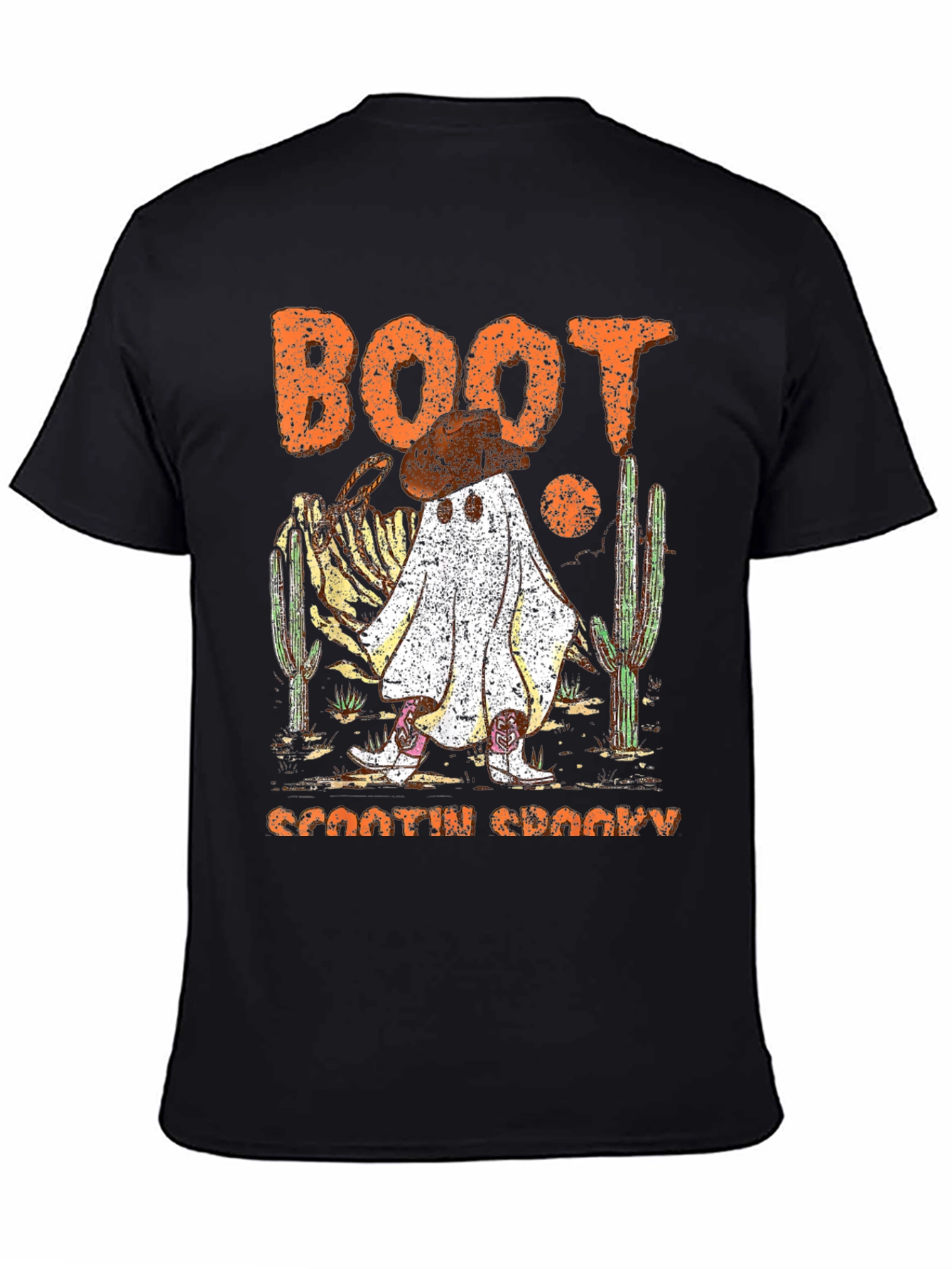 Boot Scootin Spooky Halloween T-Shirt