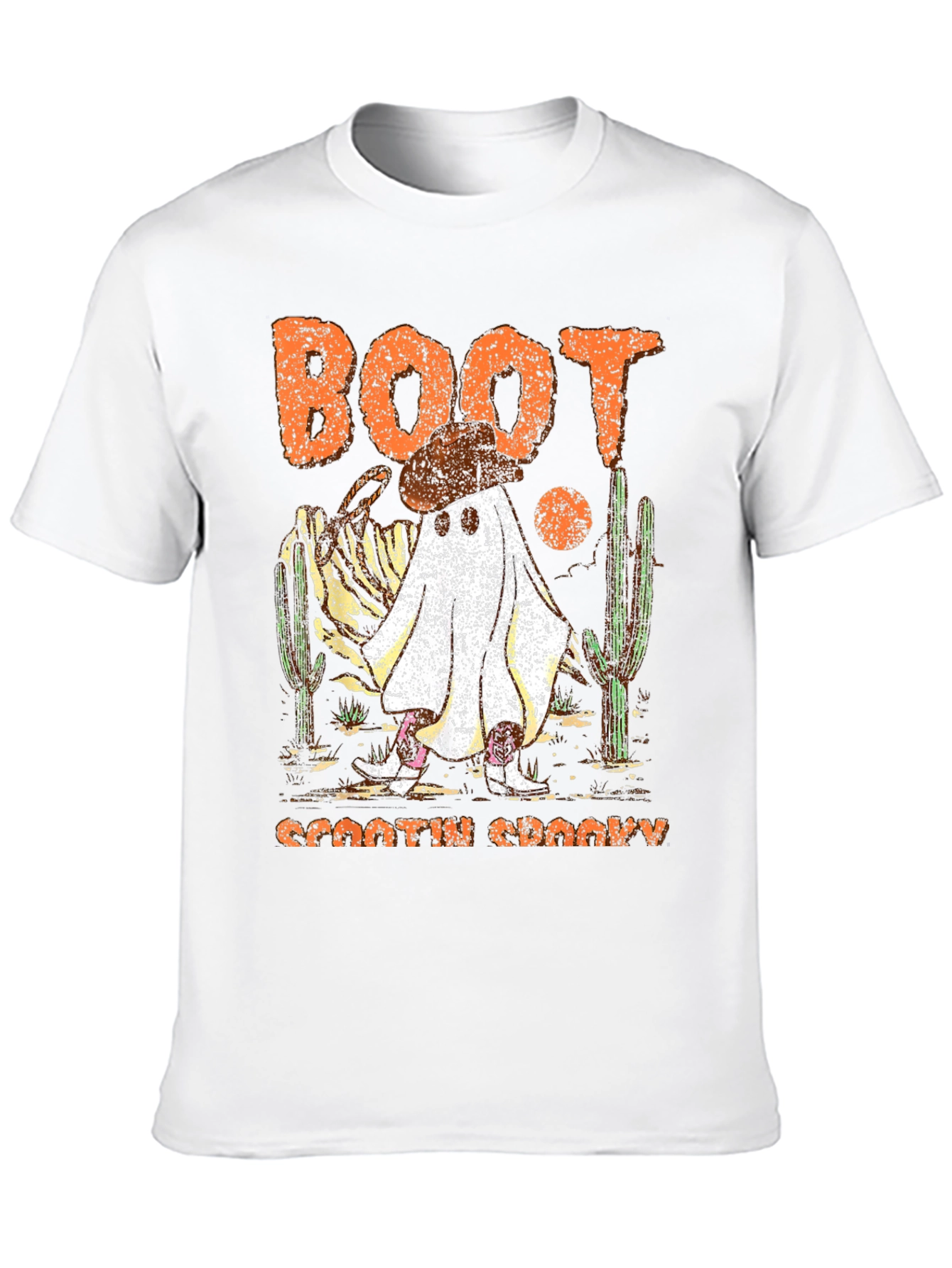 Boot Scootin Spooky Halloween T-Shirt