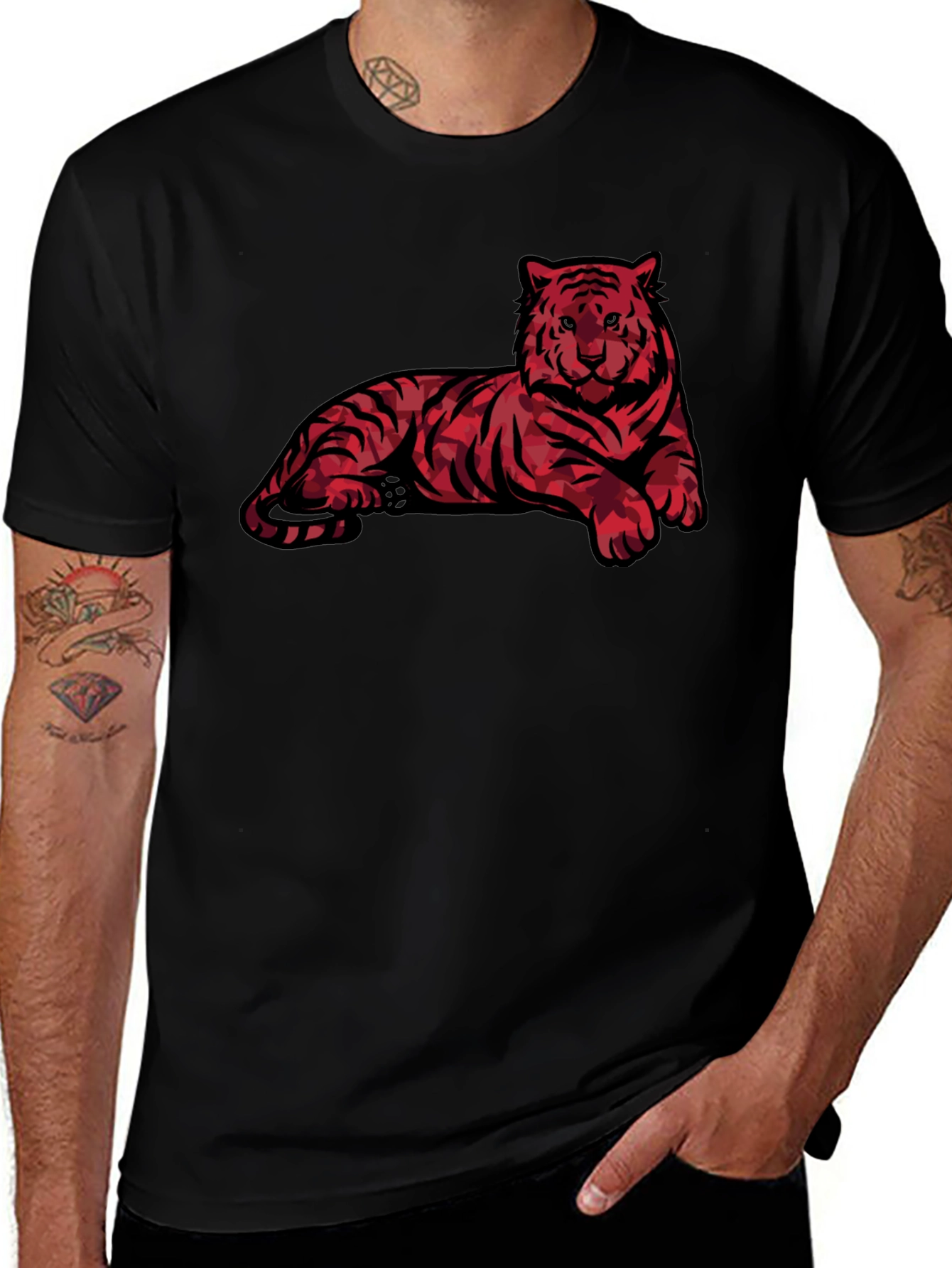 Crimson Tiger Graphic Tee