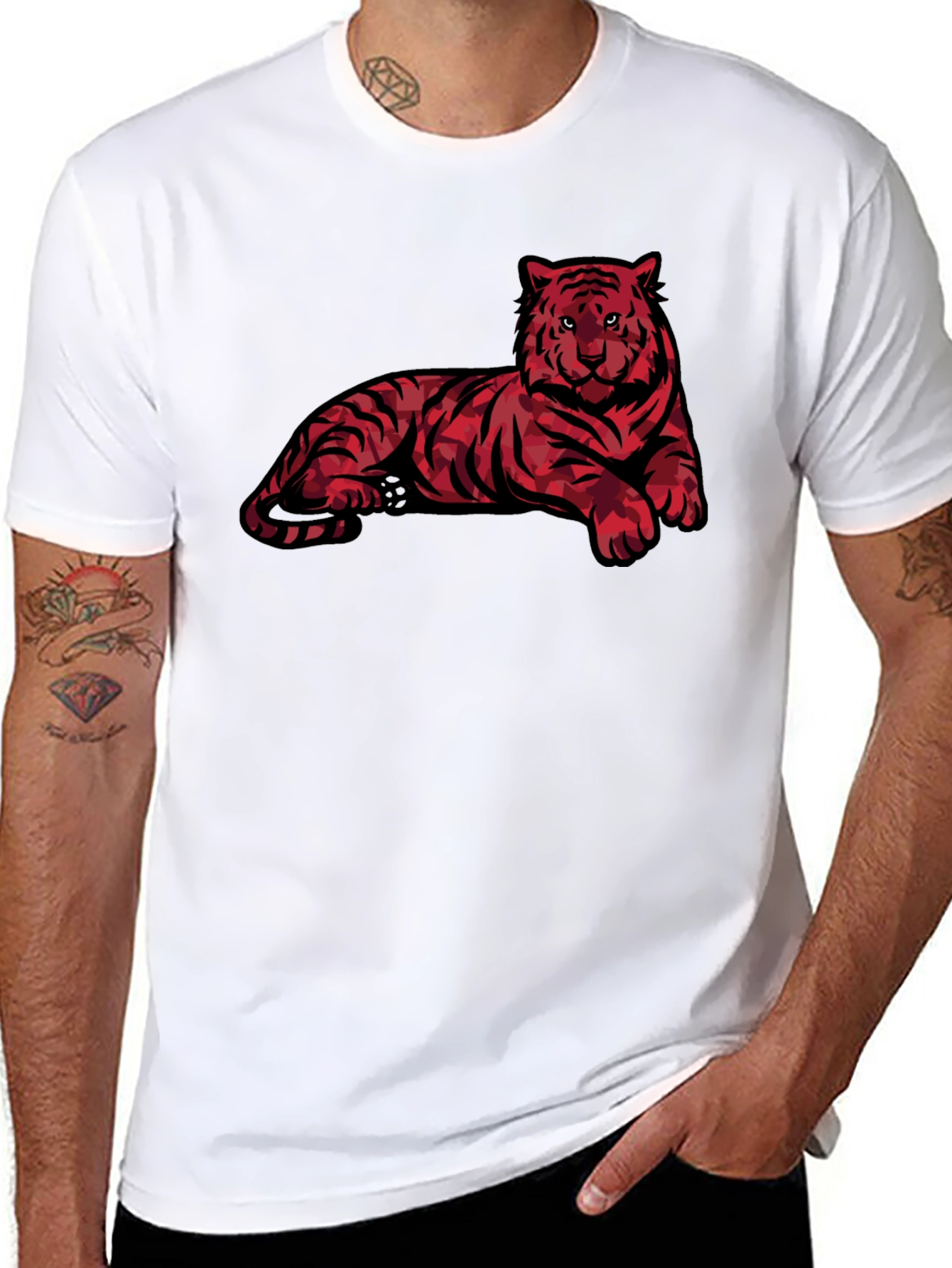 Crimson Tiger Graphic Tee