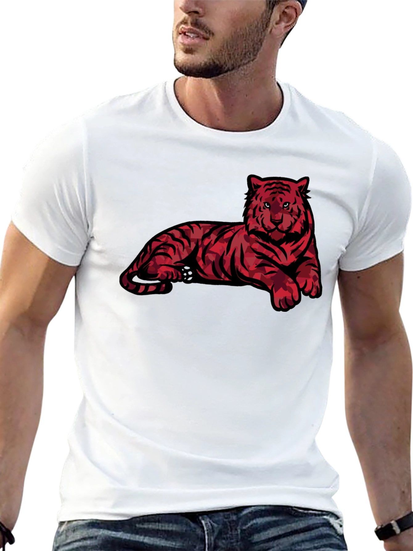 Crimson Tiger Graphic Tee