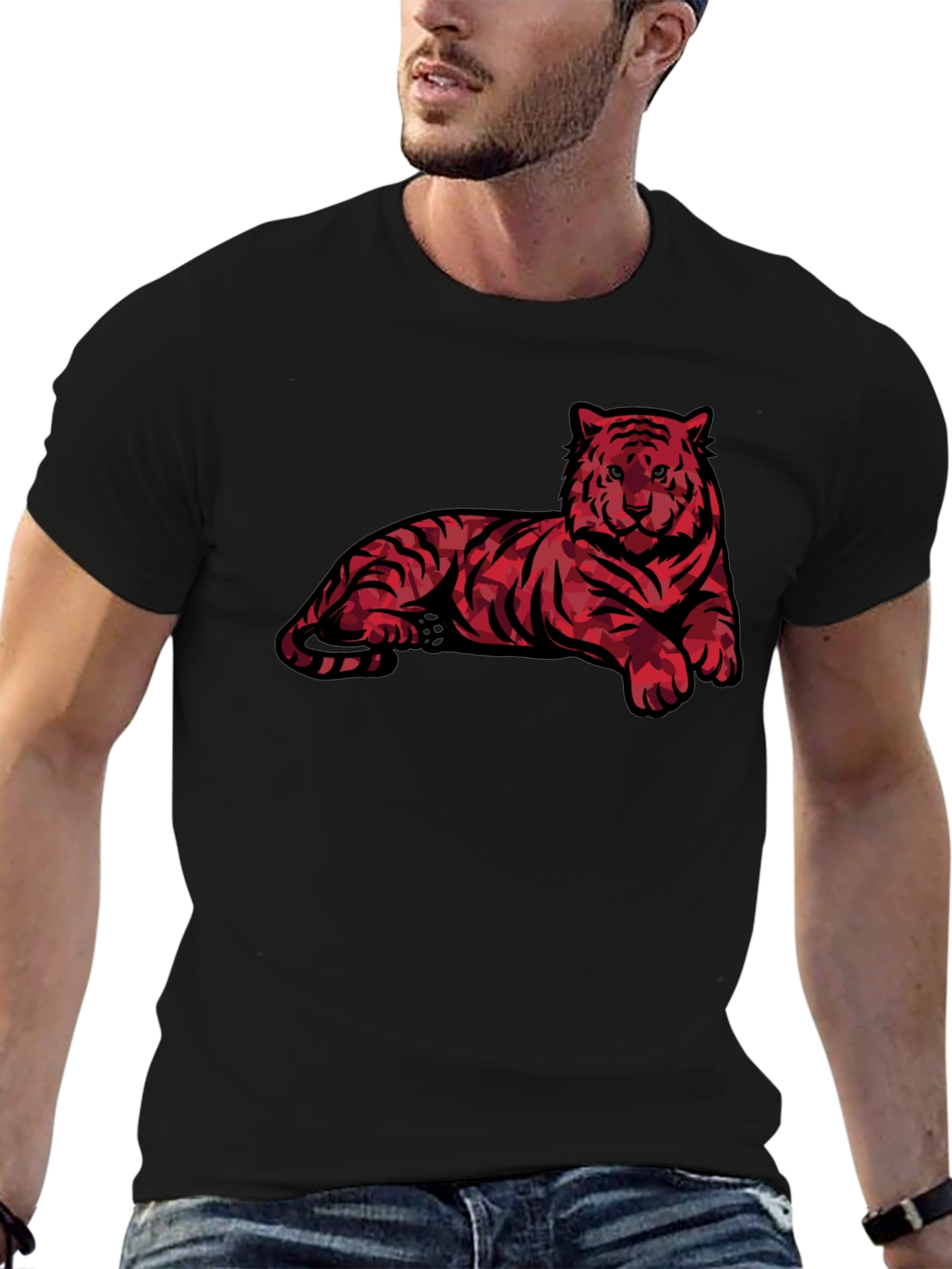 Crimson Tiger Graphic Tee