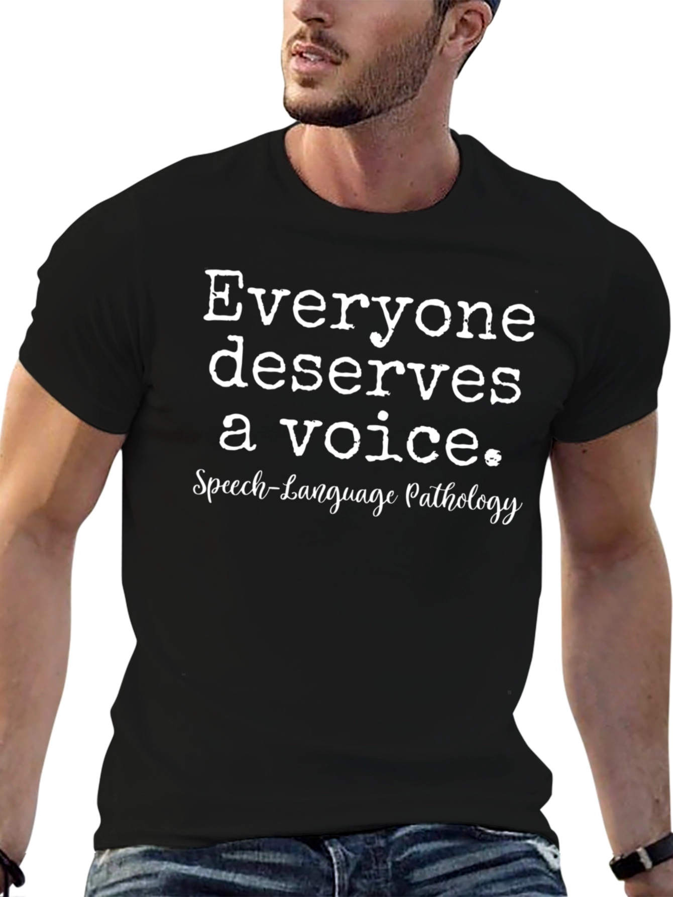Everyone Deserves a Voice T-Shirt - Speech Language Pathology