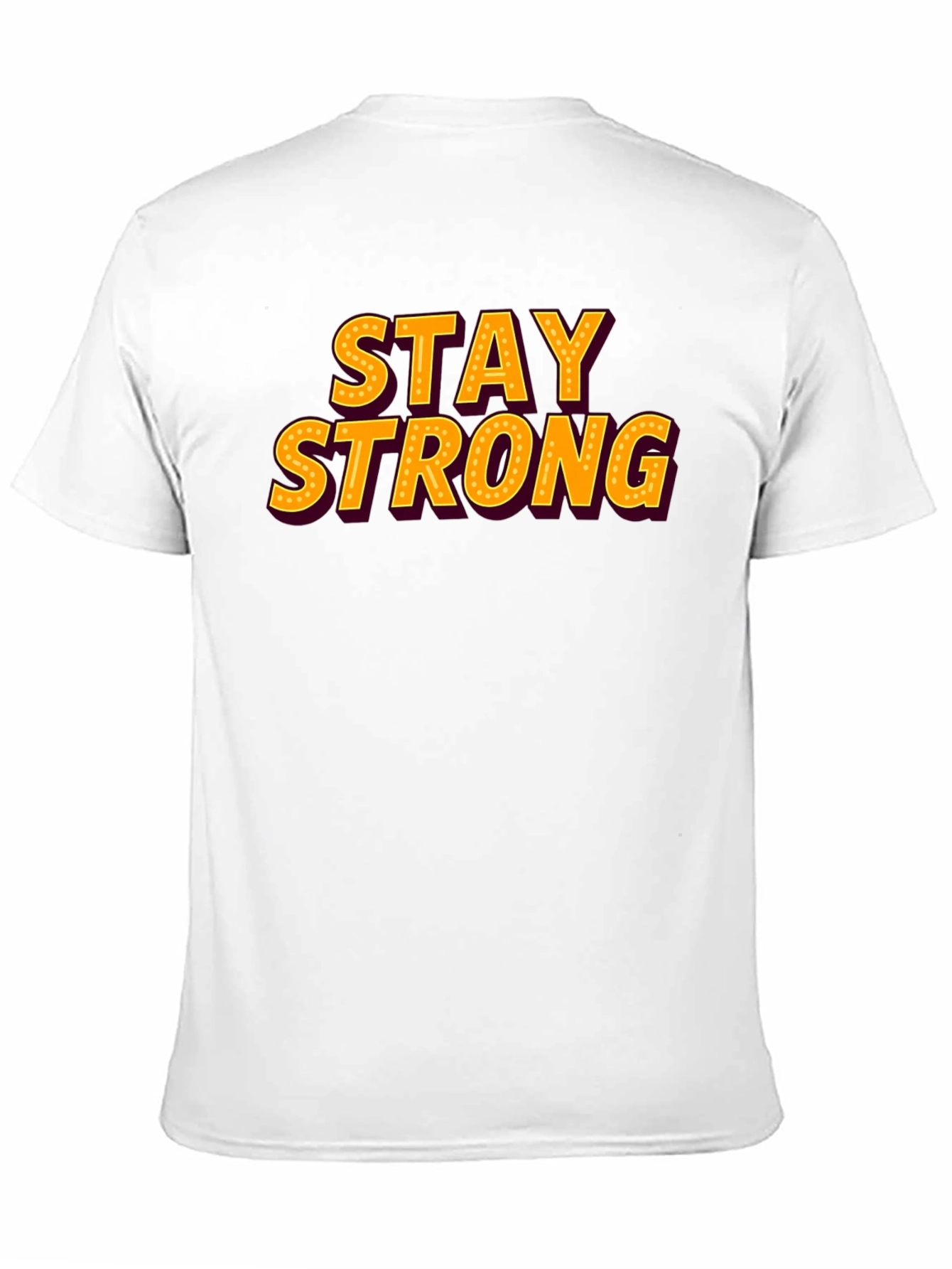 Stay Strong Graphic Tee - Motivational Black T-Shirt