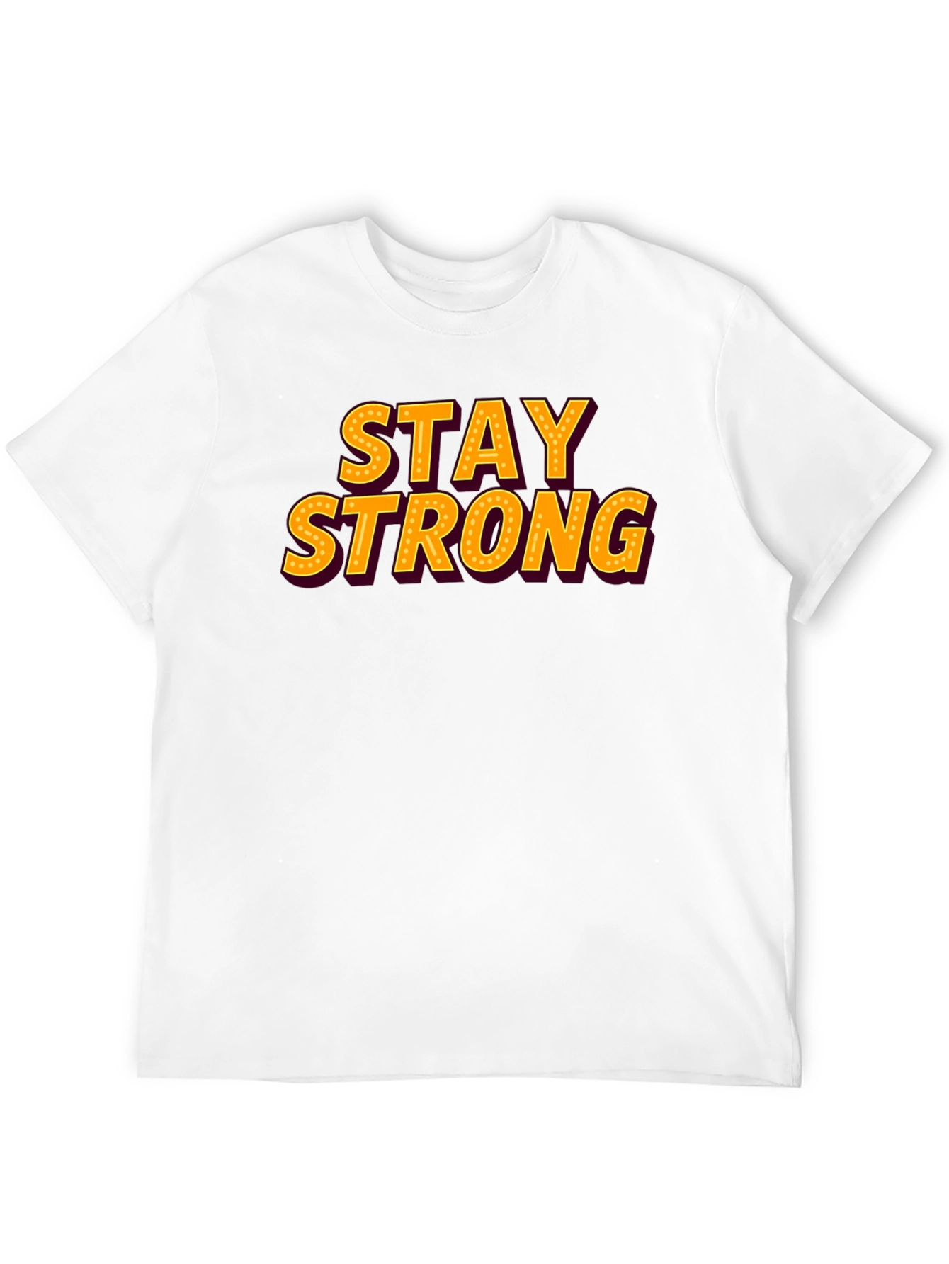 Stay Strong Graphic Tee - Motivational Black T-Shirt