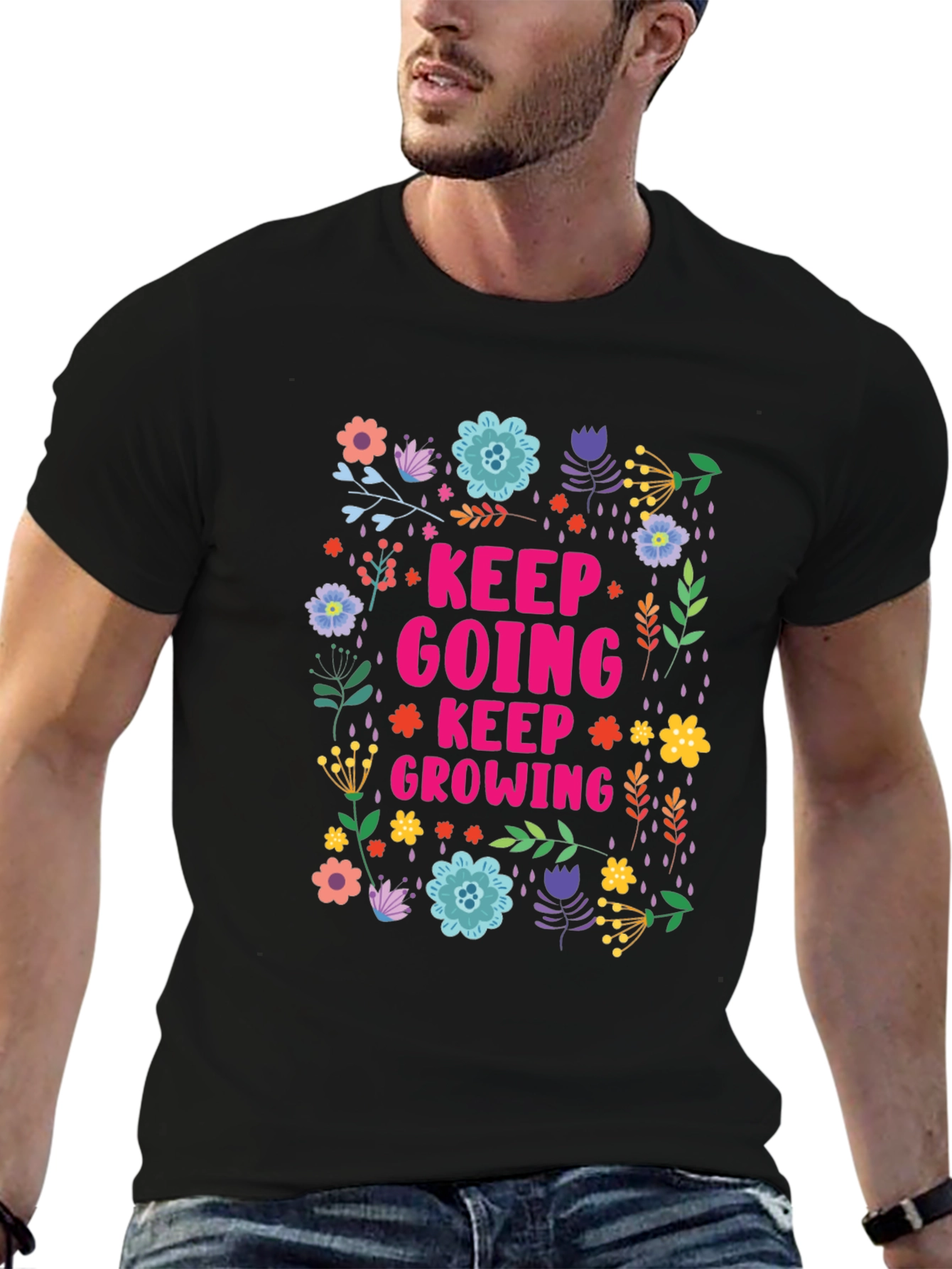 Keep Going Keep Growing Graphic Tee