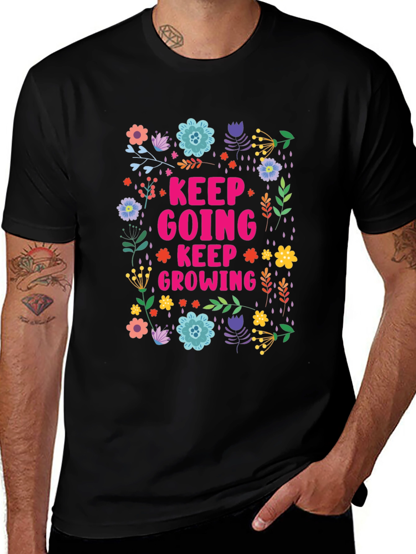 Keep Going Keep Growing Graphic Tee