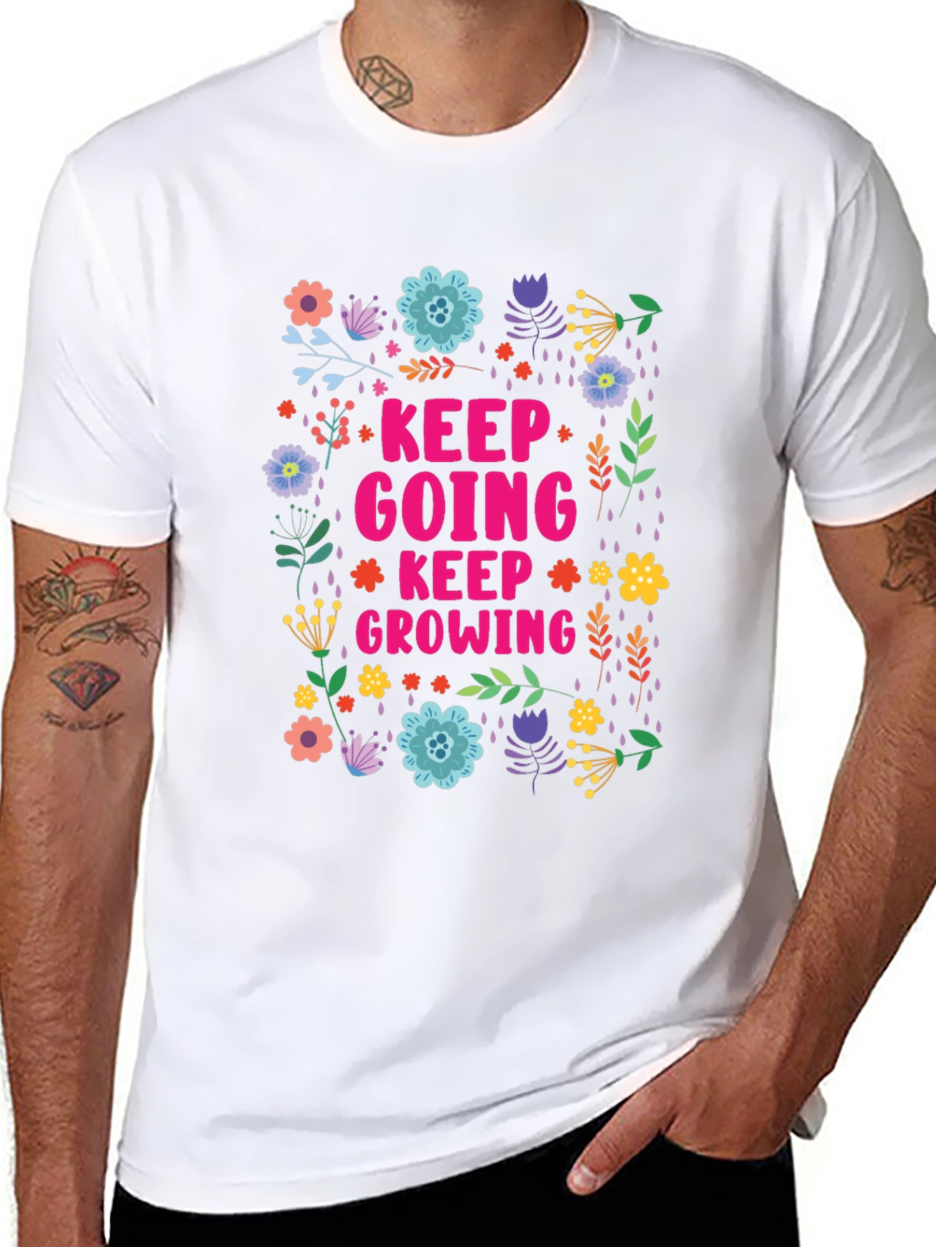Keep Going Keep Growing Graphic Tee
