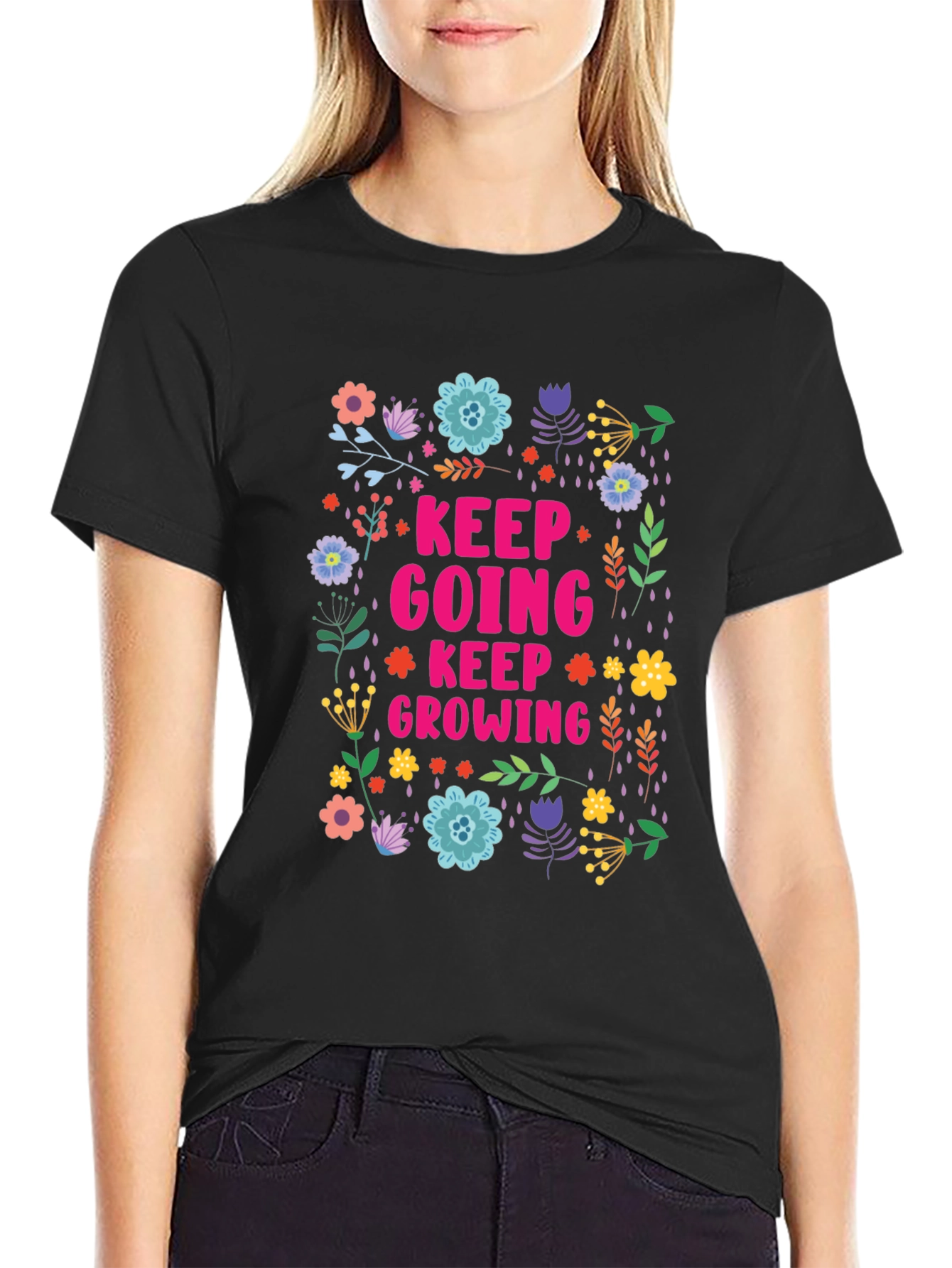 Keep Going Keep Growing Graphic Tee