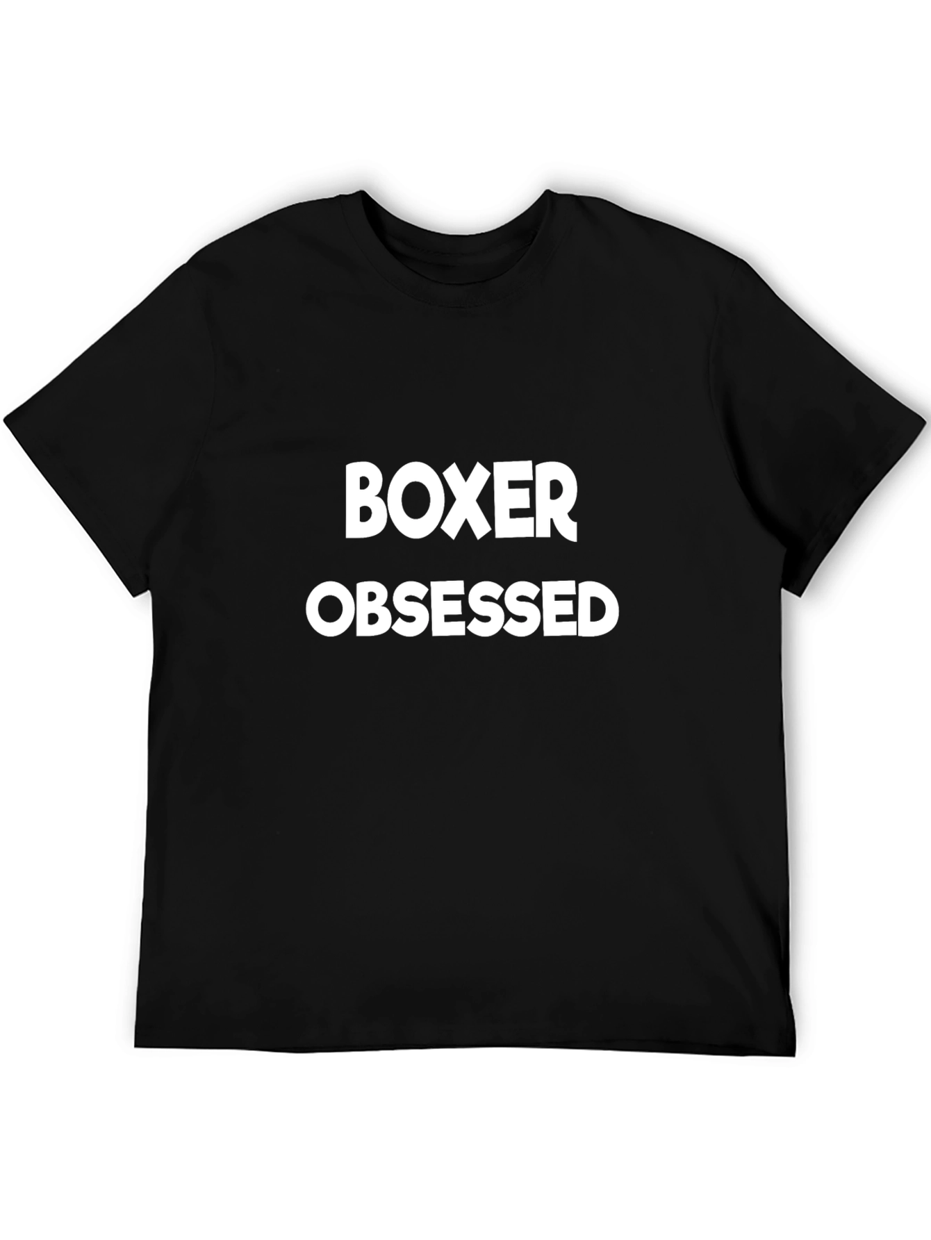 Boxer Obsessed Graphic Tee - Black